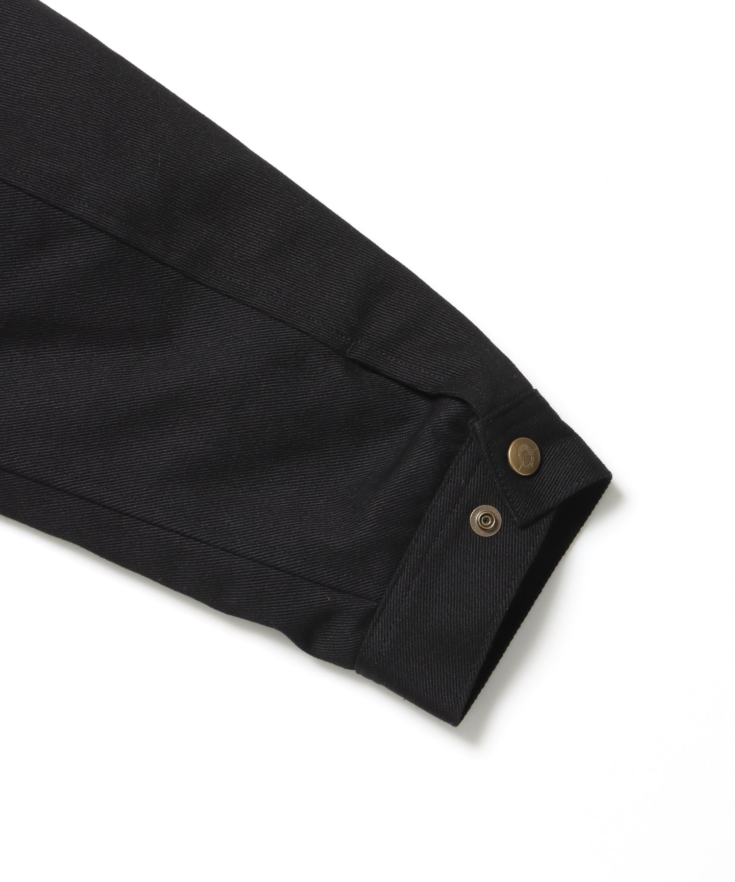 PADDED EISENHOWER JACKET / オーバーサイズ ビッグシルエット ジャケット アウター 中綿 ジップ ブラック