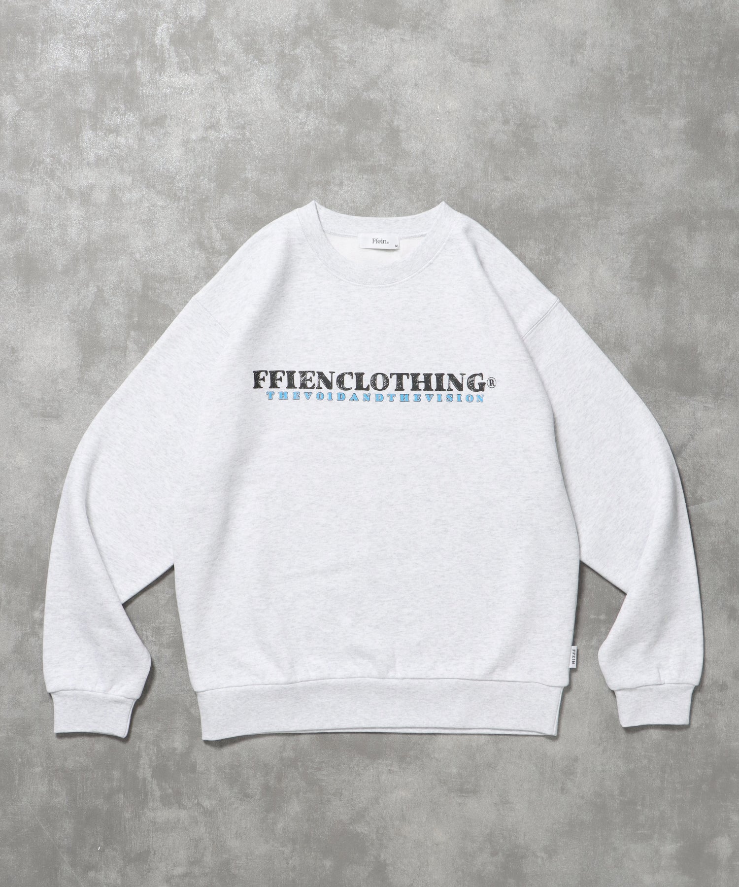 ヘビーウエイトスケッチロゴスウェット / 裏起毛 スウェット カジュアル ストリート アッシュグレー