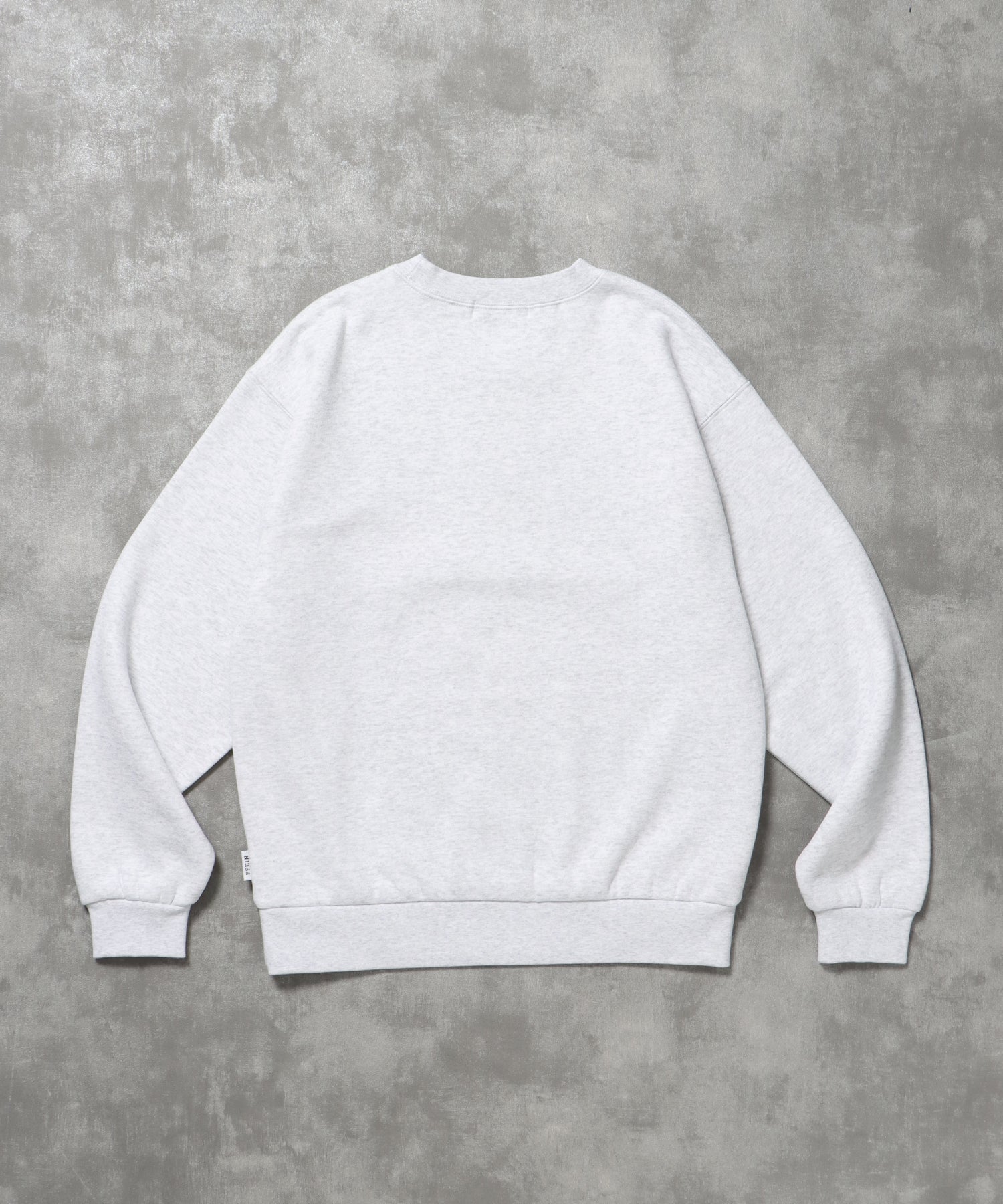 ヘビーウエイトフルーツロゴスウェット / スウェット トレーナー 刺繍 裏起毛 クルーネック アッシュグレー