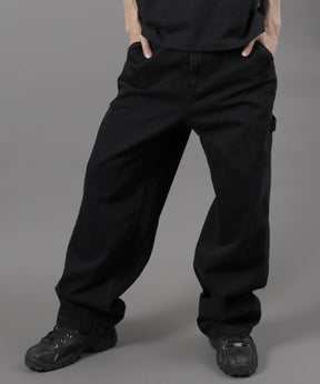 PAINTER'S PANTS / ペインターパンツ ポケット ワイドストレート ブラック
