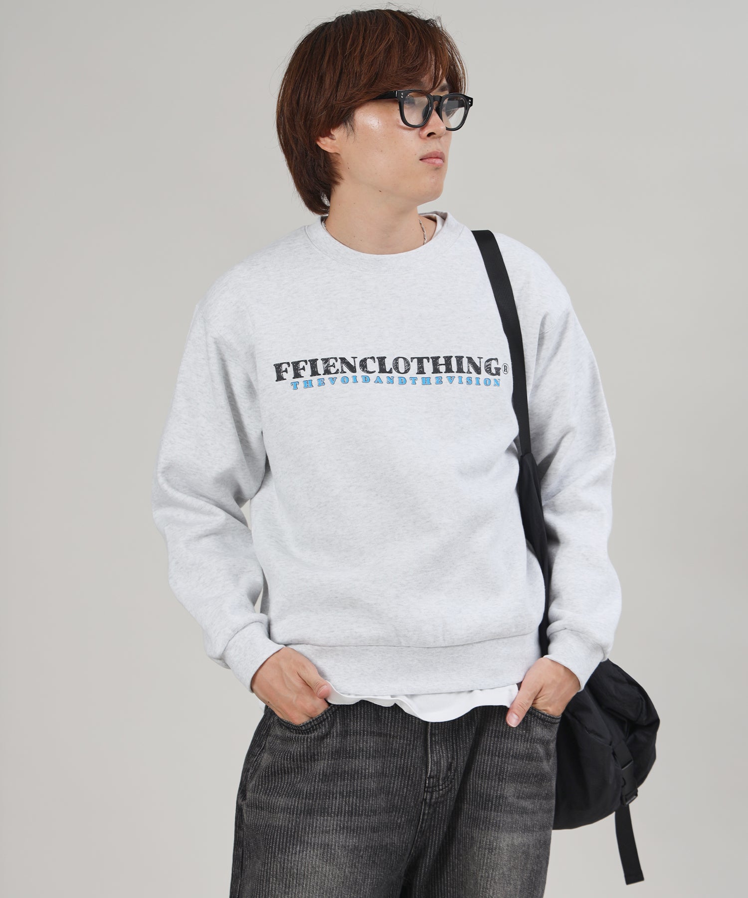 モデル:H163 Size : M アッシュグレー