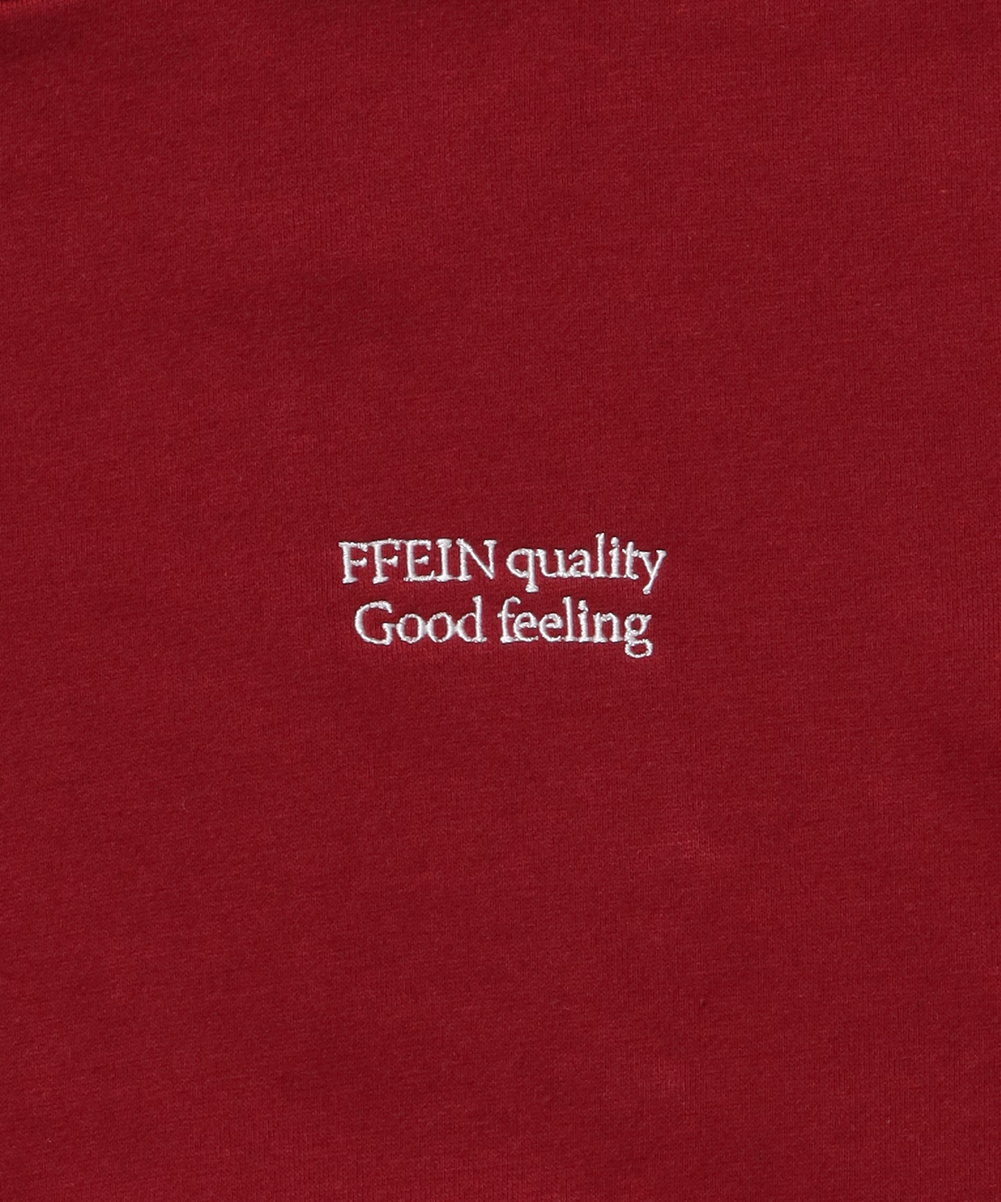 ヘビーウエイトワンポイントジップパーカー / パーカー ジップ ワンポイント ロゴ 裏起毛 フーディ ワイン