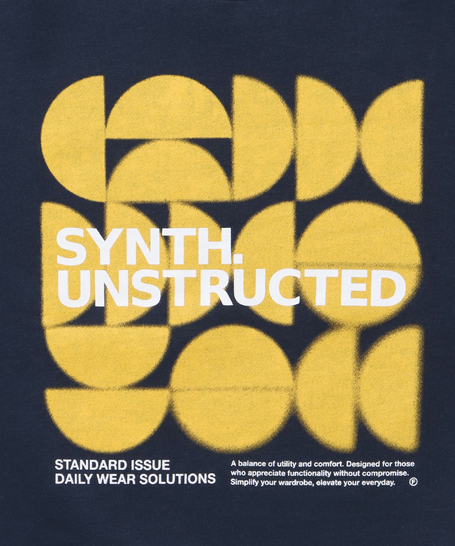 ヘビーウエイトぼかしアートスウェット / 裏起毛 スウェット クルーネック アート プリント ネイビー