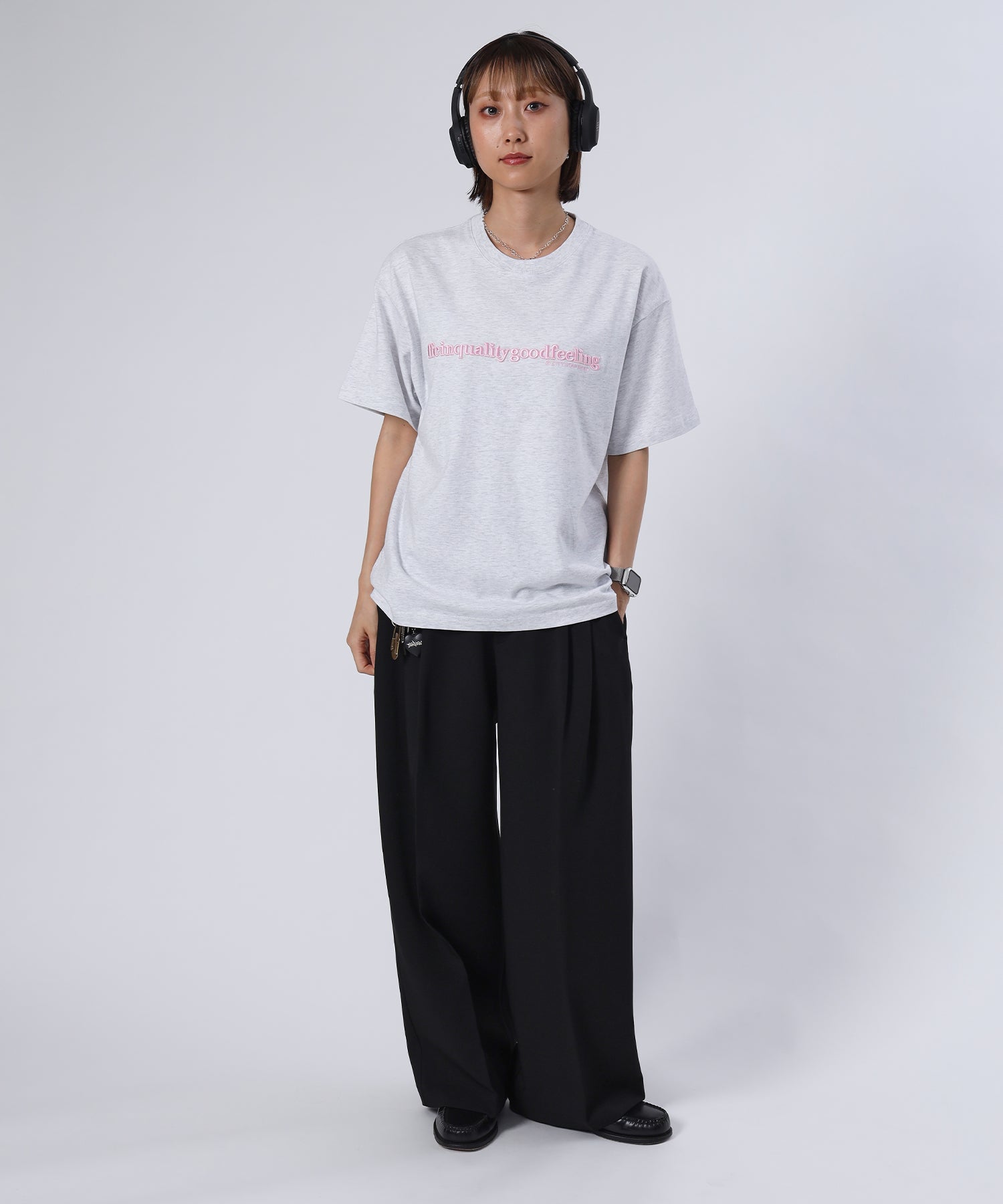 モデル:H163 Size:M アッシュグレー