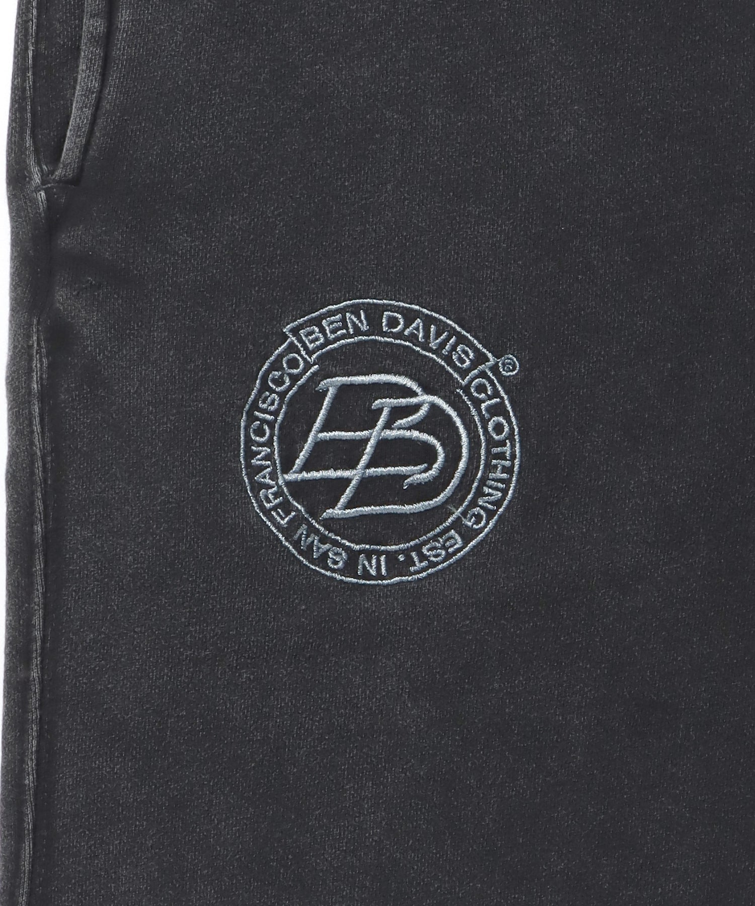 FADED WIDE SWEATPANTS / スウェットパンツ フェード ドローコード ワイド 裏毛 ≪SET UP着用可能≫ ブラック