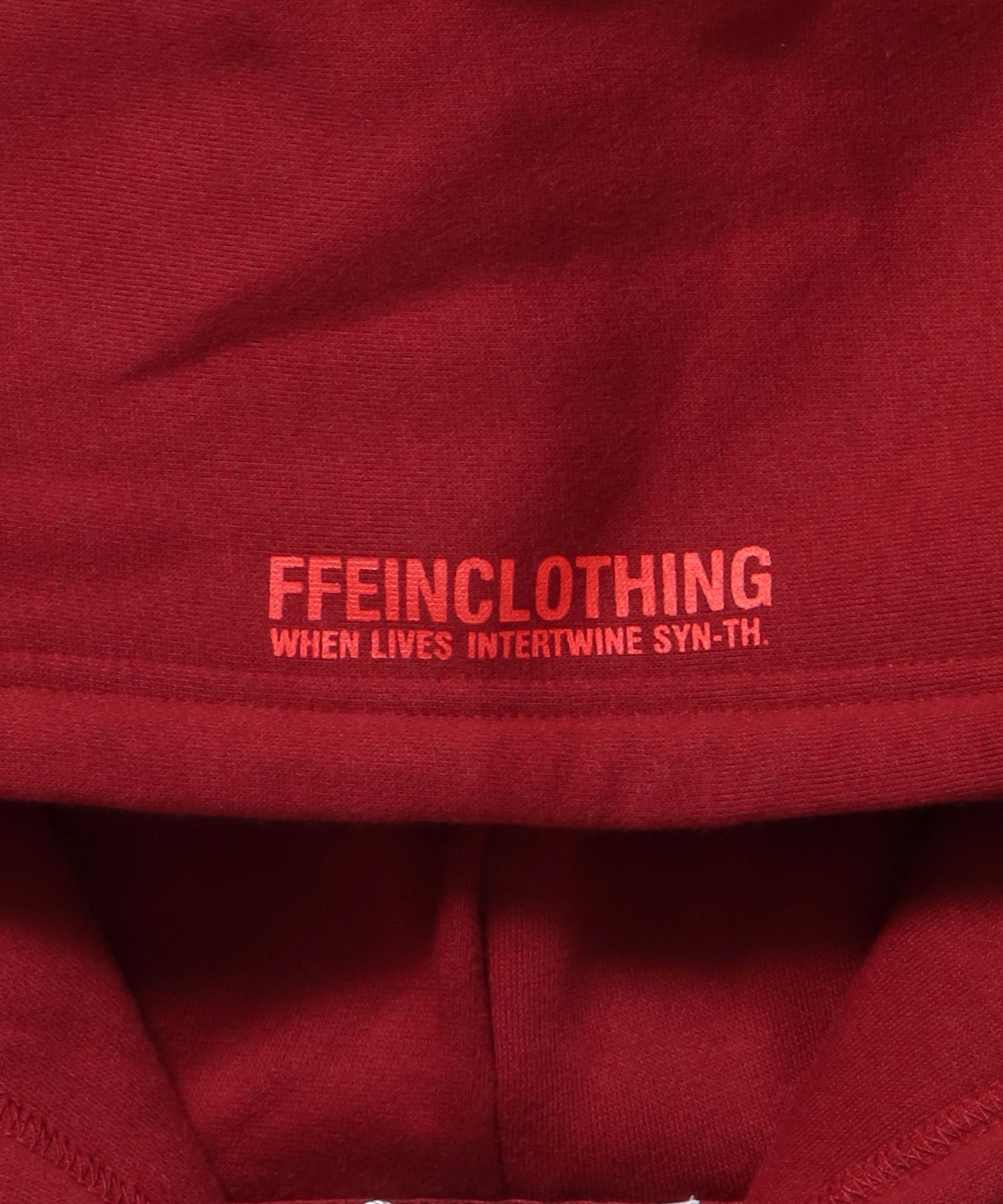 ヘビーウエイトぼかしロゴジップパーカー / パーカー 裏起毛 ジップ 刺繍 ロゴ フーディ ダブルジップ ワイン