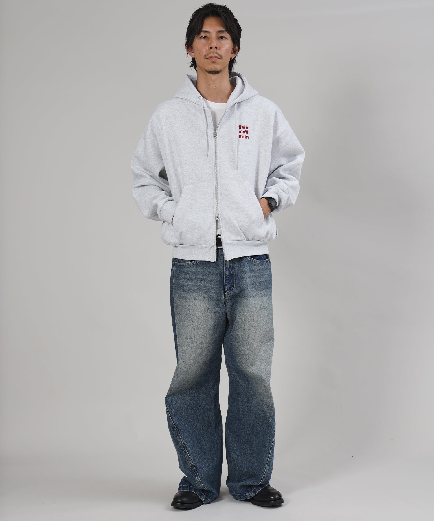 モデル:H178 Size : L アッシュグレー