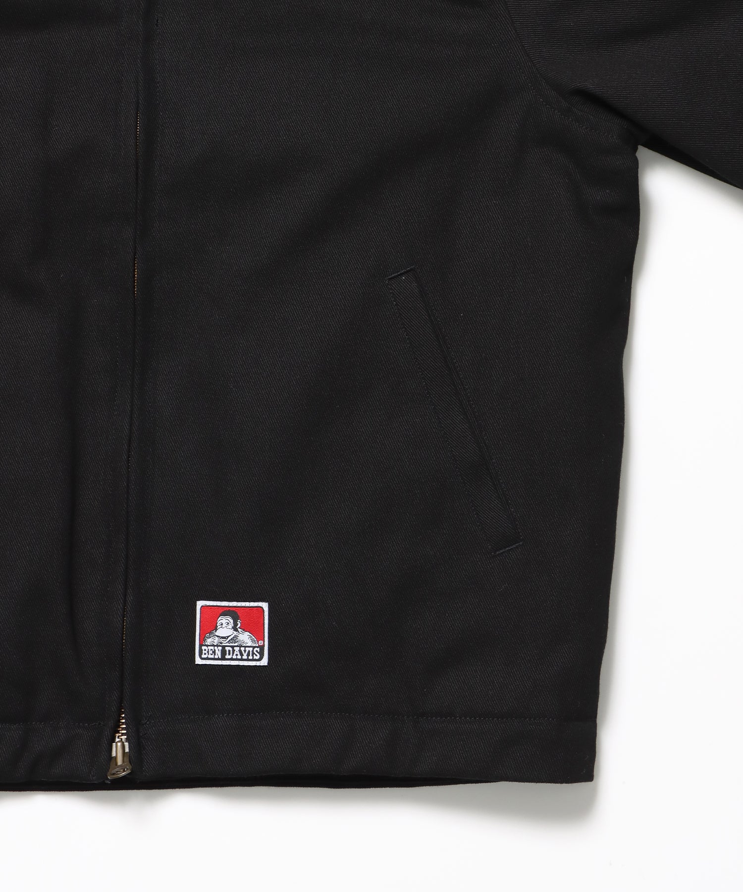 PADDED EISENHOWER JACKET / オーバーサイズ ビッグシルエット ジャケット アウター 中綿 ジップ ブラック