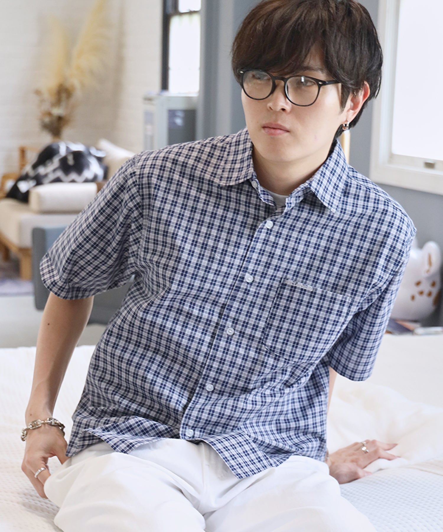 モデル:H178 Size : L ネイビー