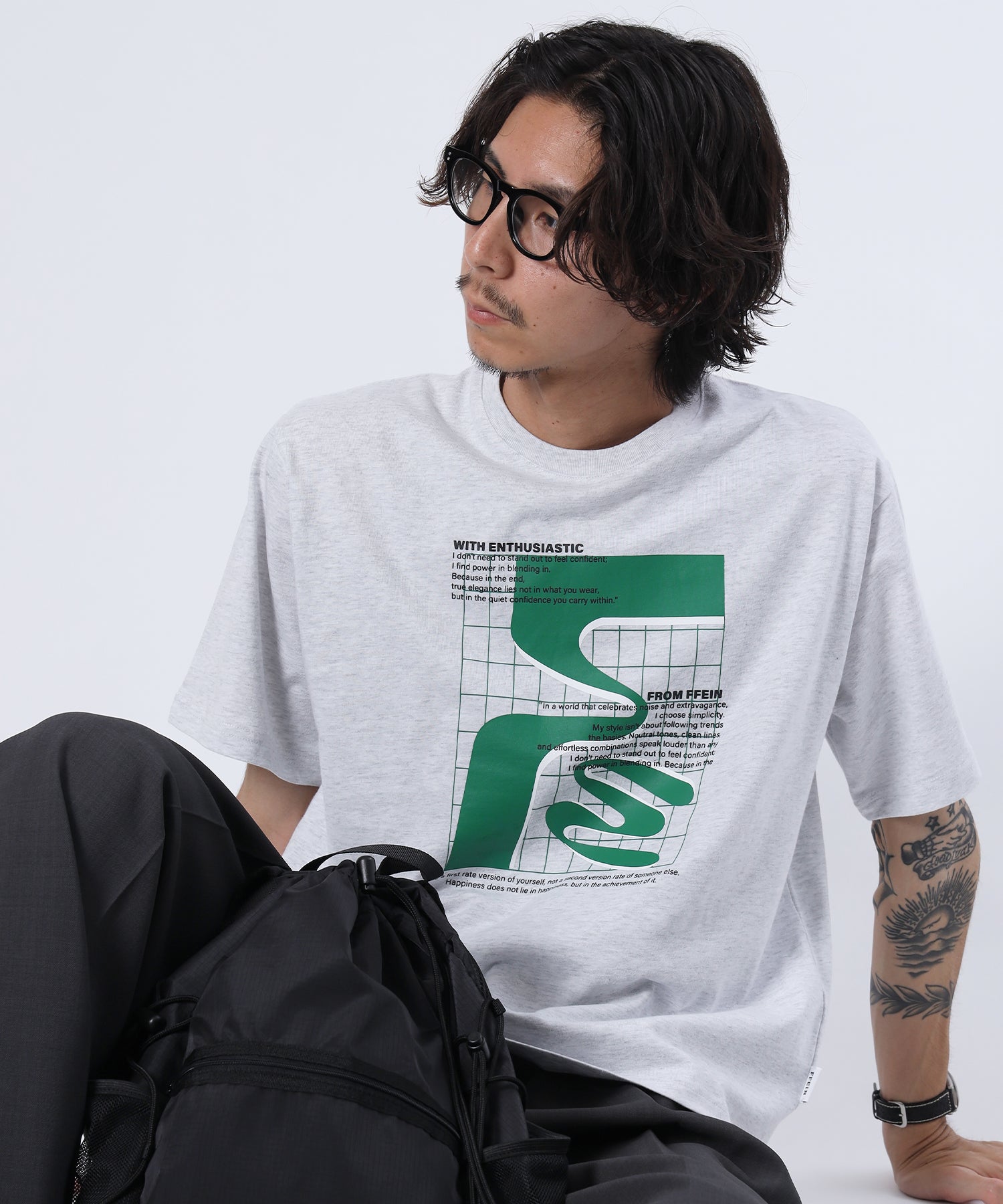 モデル:H178 Size:L アッシュグレー