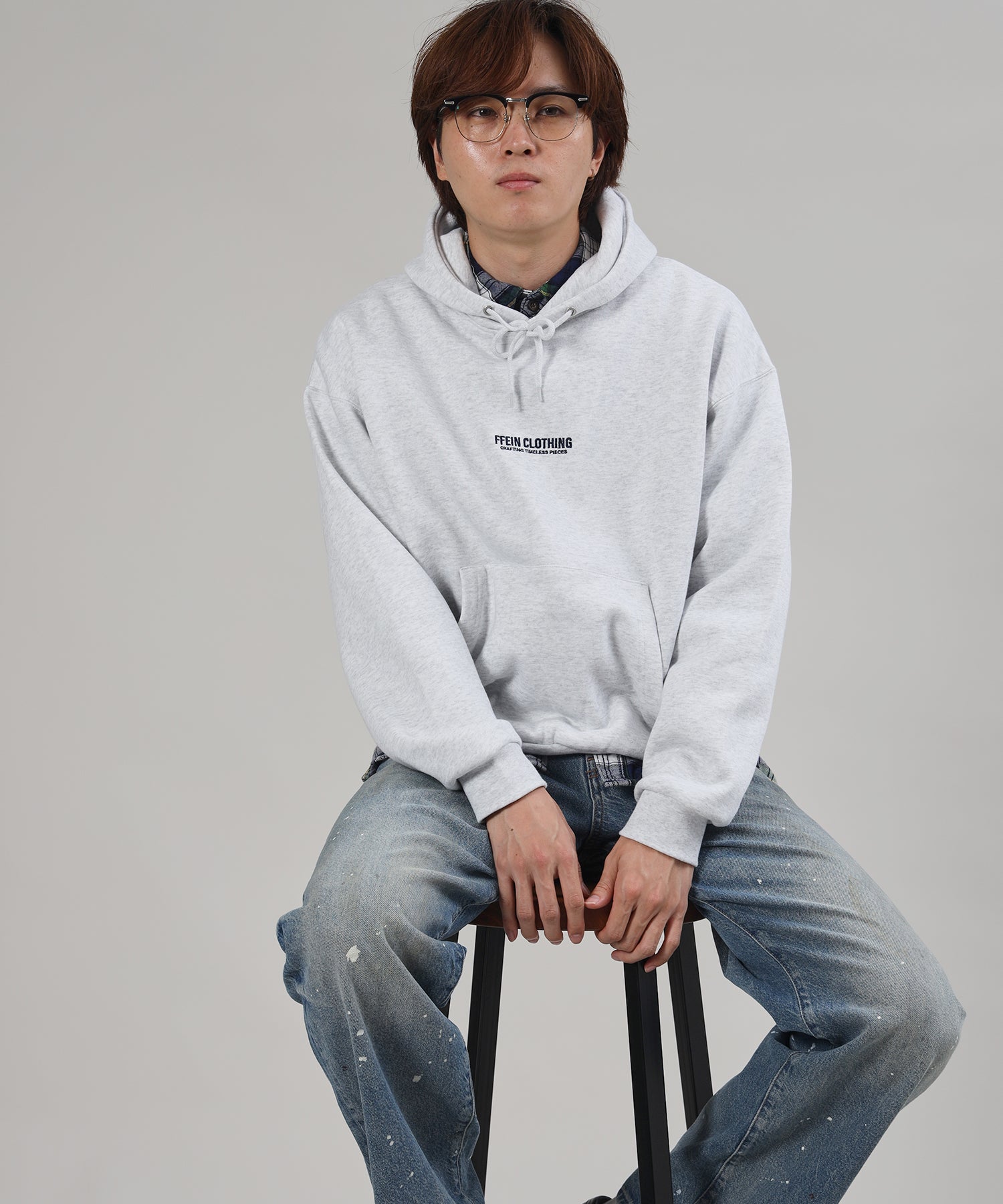 モデル:H178 Size : L アッシュグレー
