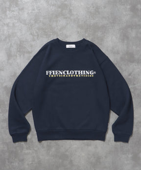 ヘビーウエイトスケッチロゴスウェット / 裏起毛 スウェット カジュアル ストリート ネイビー