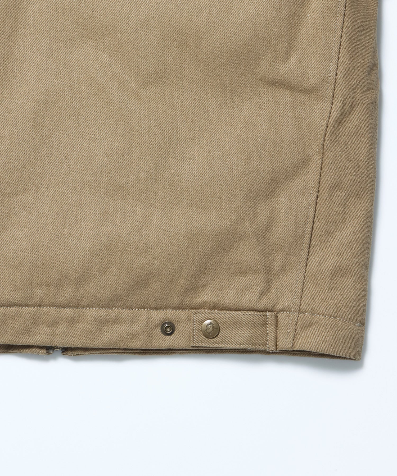 PADDED EISENHOWER JACKET / オーバーサイズ ビッグシルエット ジャケット アウター 中綿 ジップ ベージュ