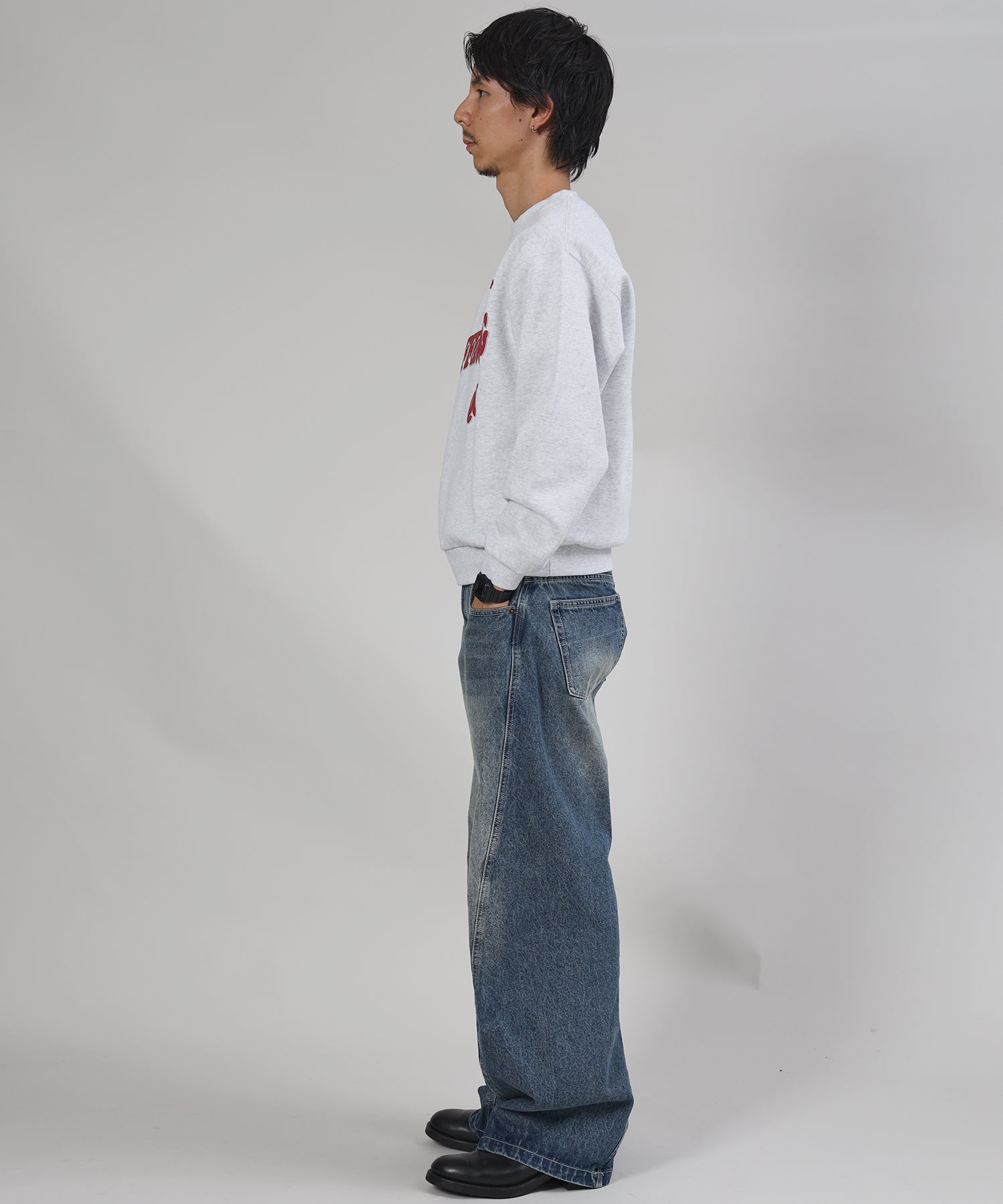 モデル:H178 Size : M アッシュグレー