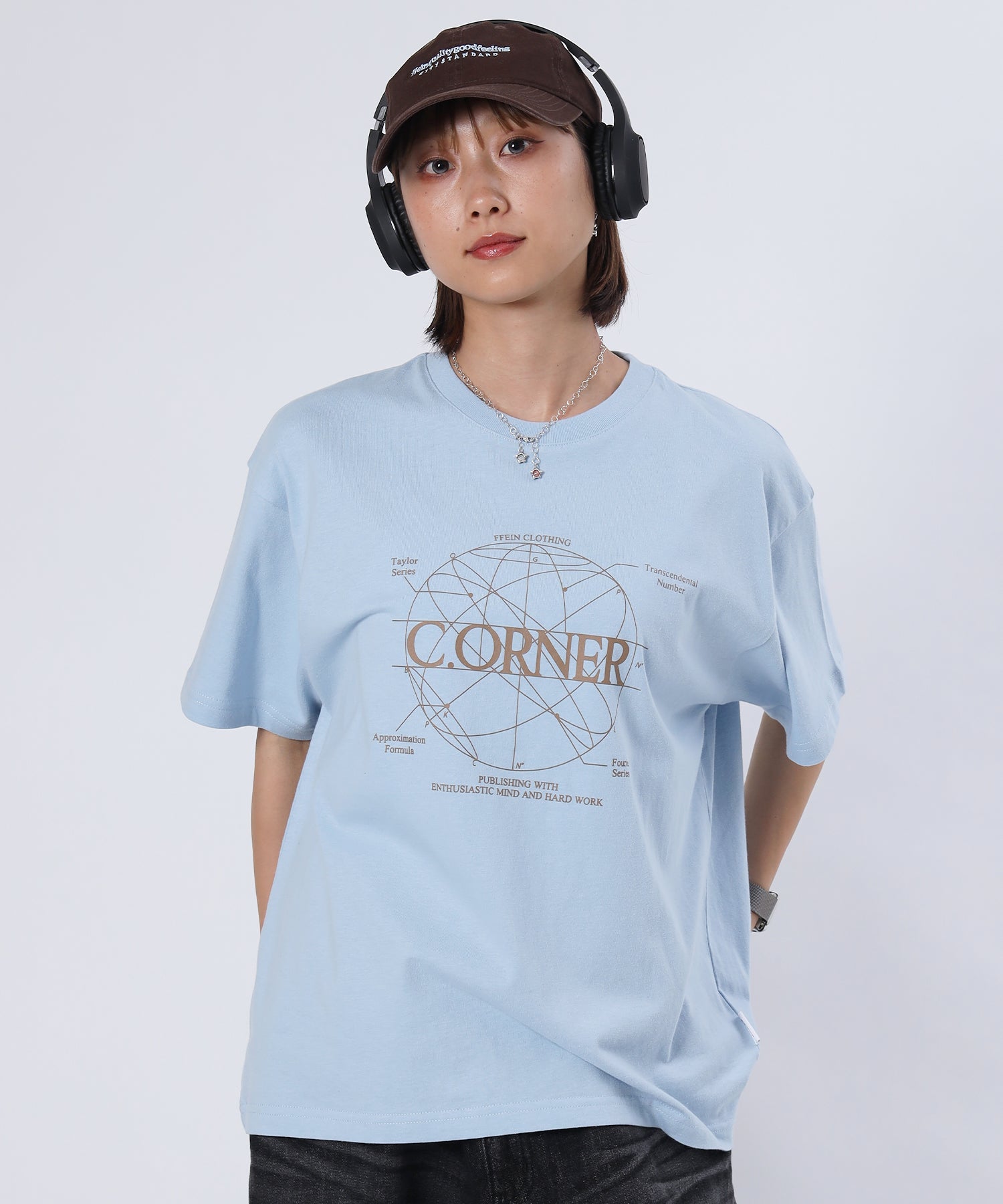 モデル:H163 Size:M ライトブルー