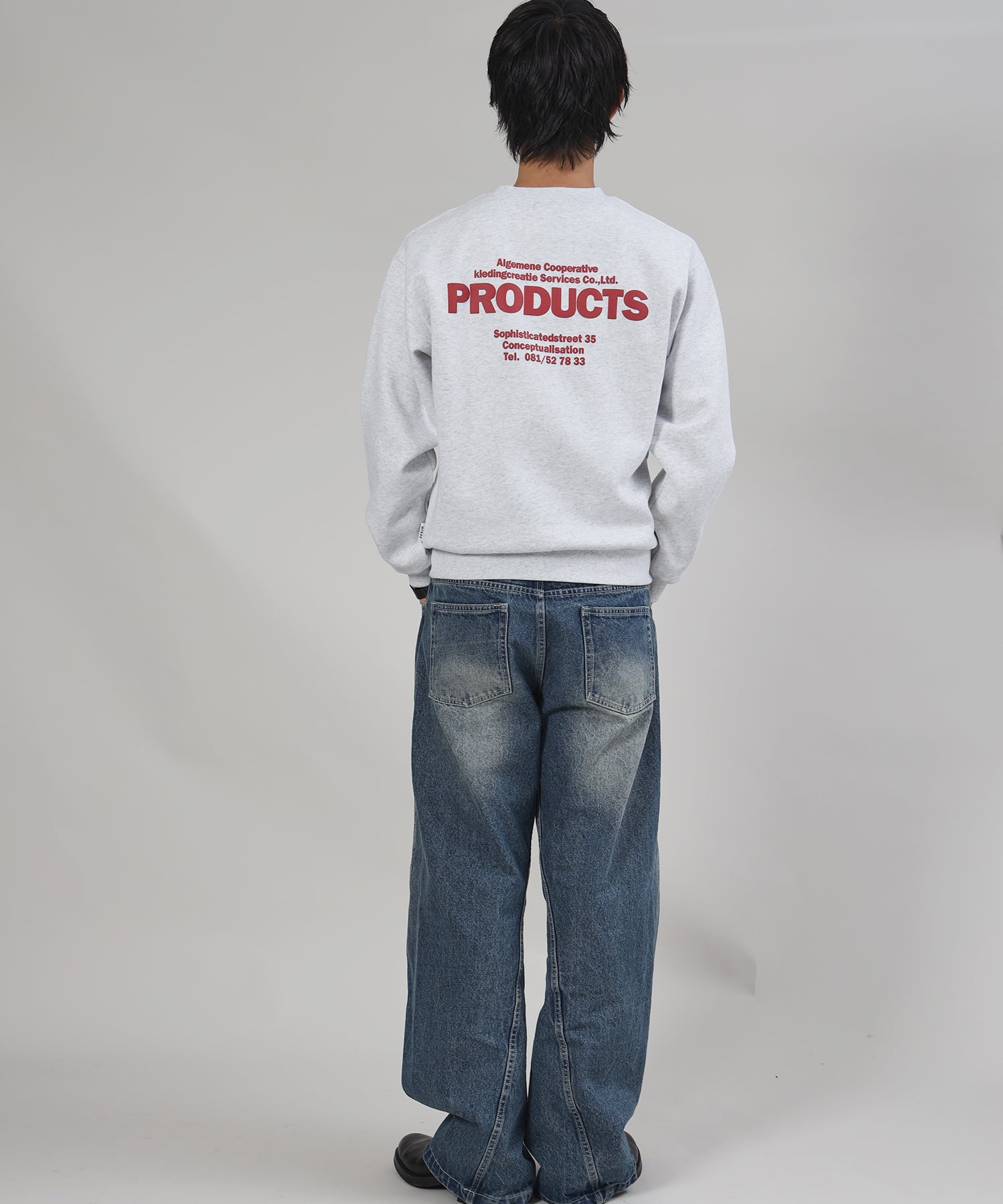 モデル:H178 Size : M アッシュグレー