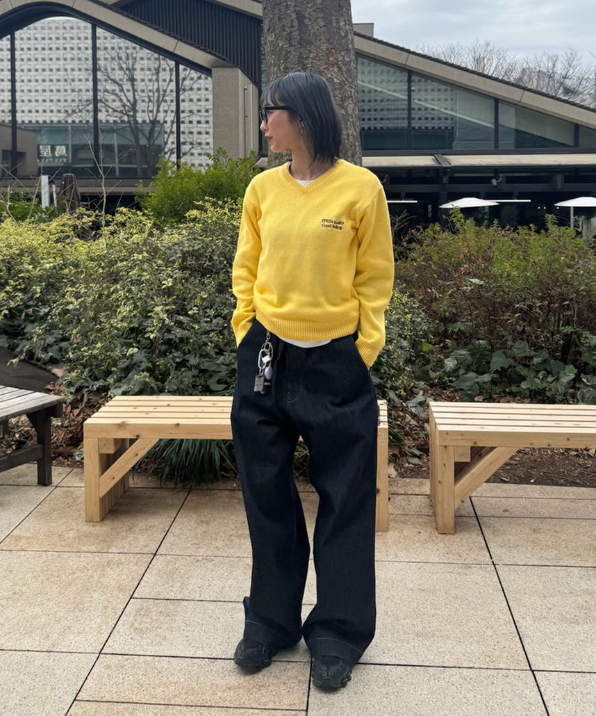 モデル:イエロー:163cm Sサイズ