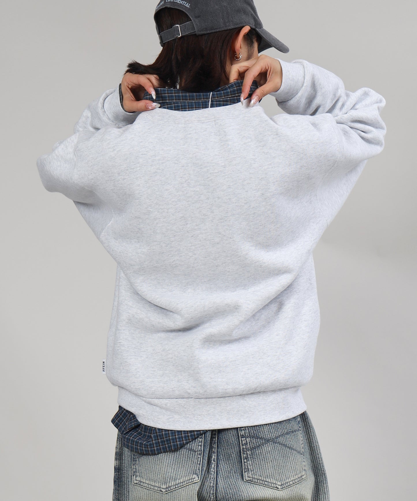 モデル:H163 Size : M アッシュグレー