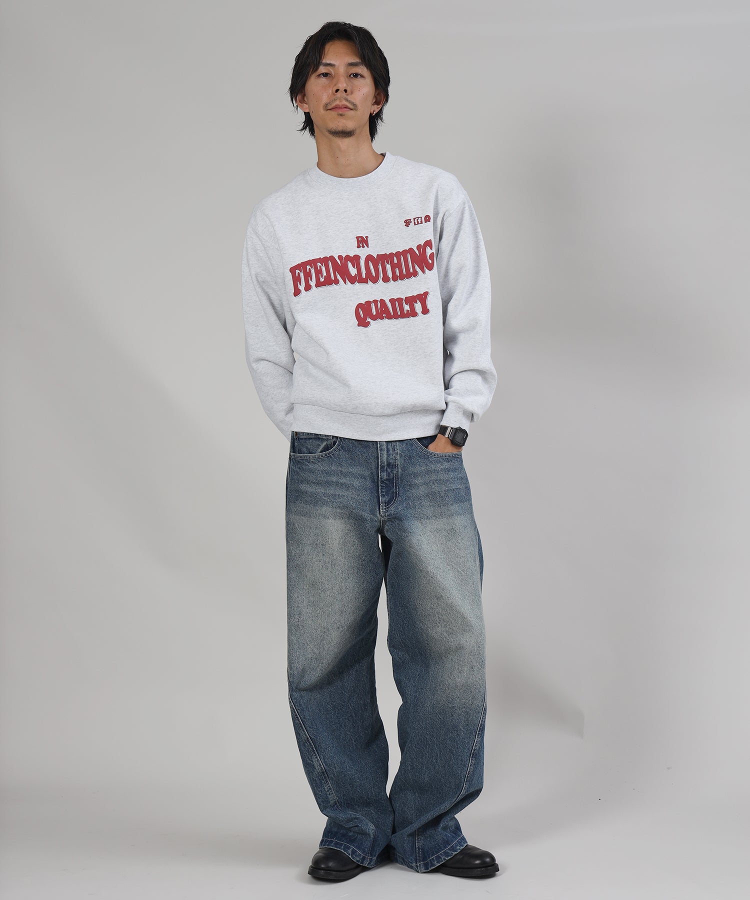モデル:H178 Size : M アッシュグレー