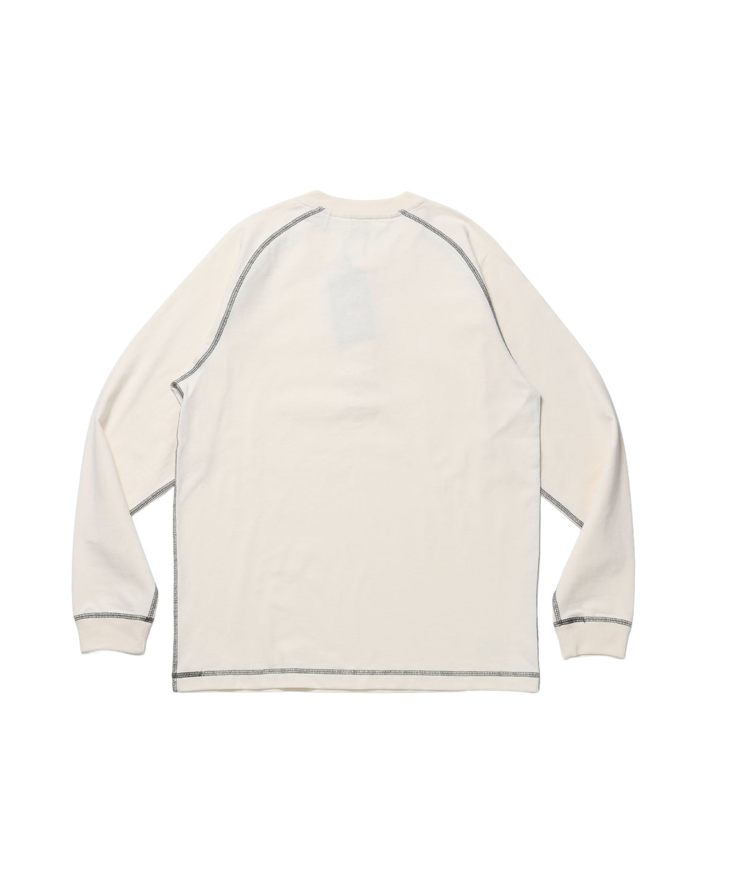 BEN'S HENLEY L/S TEE / ヘンリーネック ロング ユニセックス ラグラン 長袖 オフホワイト