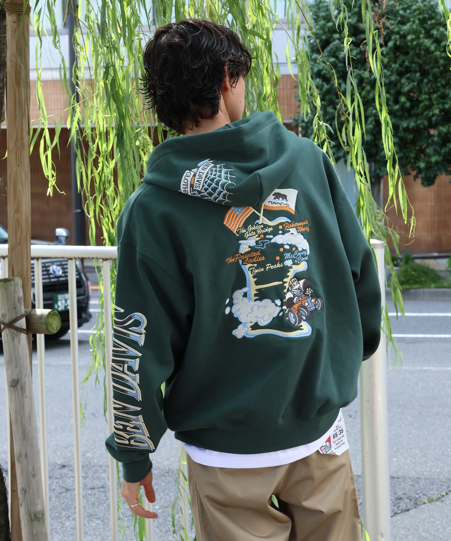 モデル:H177 Size:L ダークグリーン