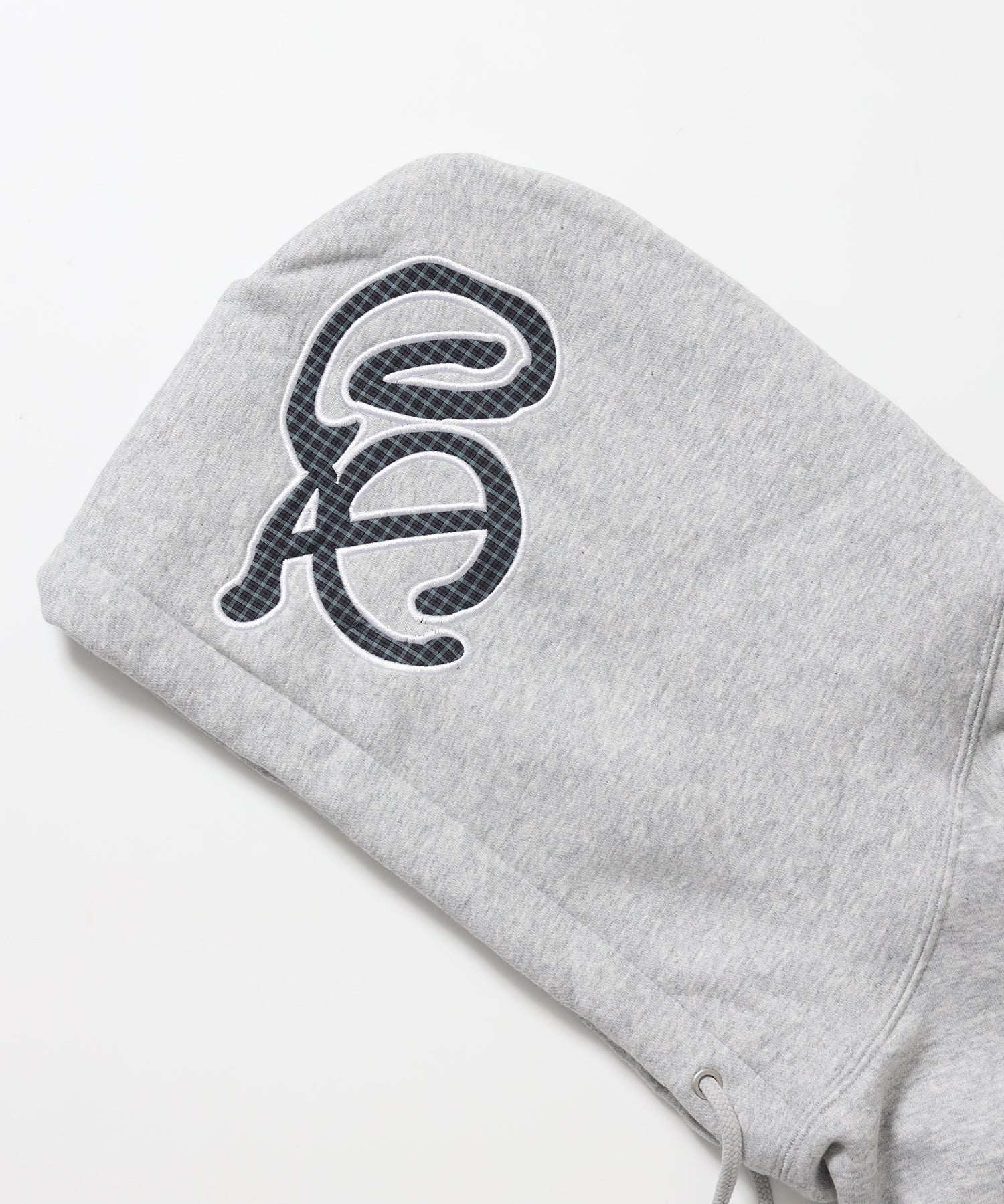 Design Pullover P/K / プルパーカー フード デザイン 裏起毛 ユニセックス グレー