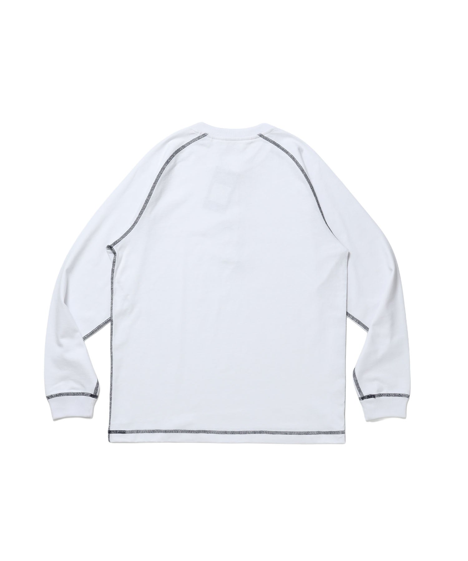 BEN'S HENLEY L/S TEE / ヘンリーネック ロング ユニセックス ラグラン 長袖 ホワイト