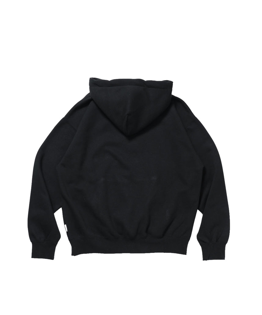 BD SWEAT HOODIE / スウェットパーカー プルオーバー フーディ ワンポイント刺繍 裏起毛 ユニセックス ブラック