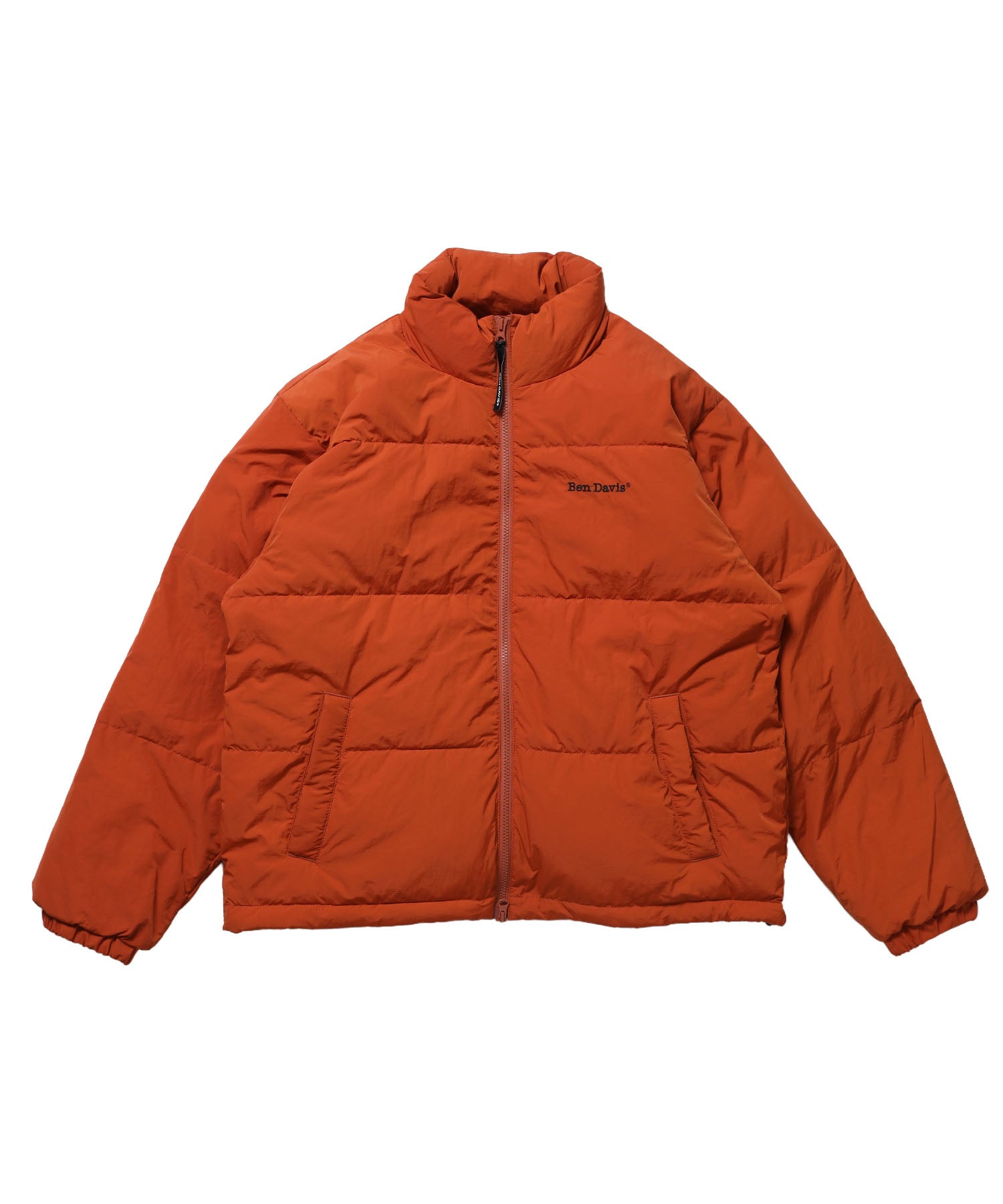 BD PUFFER JACKET / ダウンジャケット パッファー シンプルロゴ ユニセックス オレンジ