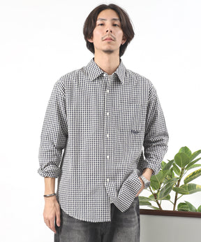 ワンポイント刺繍シャツ / シャツ レギュラー 刺繍 ワンポイント シンプル ポケット A