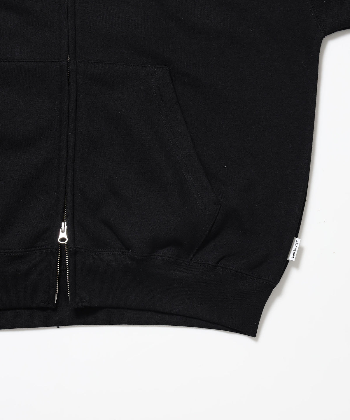 SANMARINO ZIP HOODIE / ジップパーカー フード キャラクター デザイン 裏起毛 ユニセックス ブラック