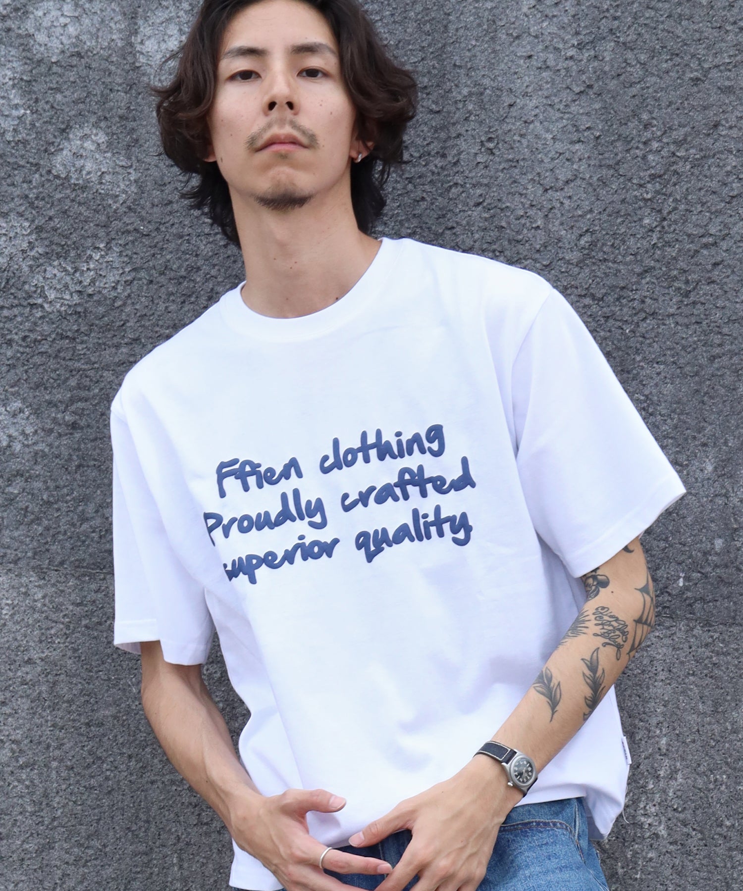 H178 Size:L ホワイト