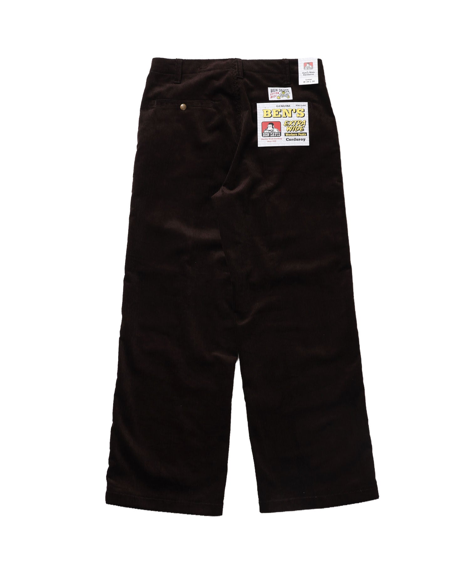EXTRA WIDE CORD PANTS / コーデュロイ エクストラワイドパンツ ボトムス センタークリース ユニセックス