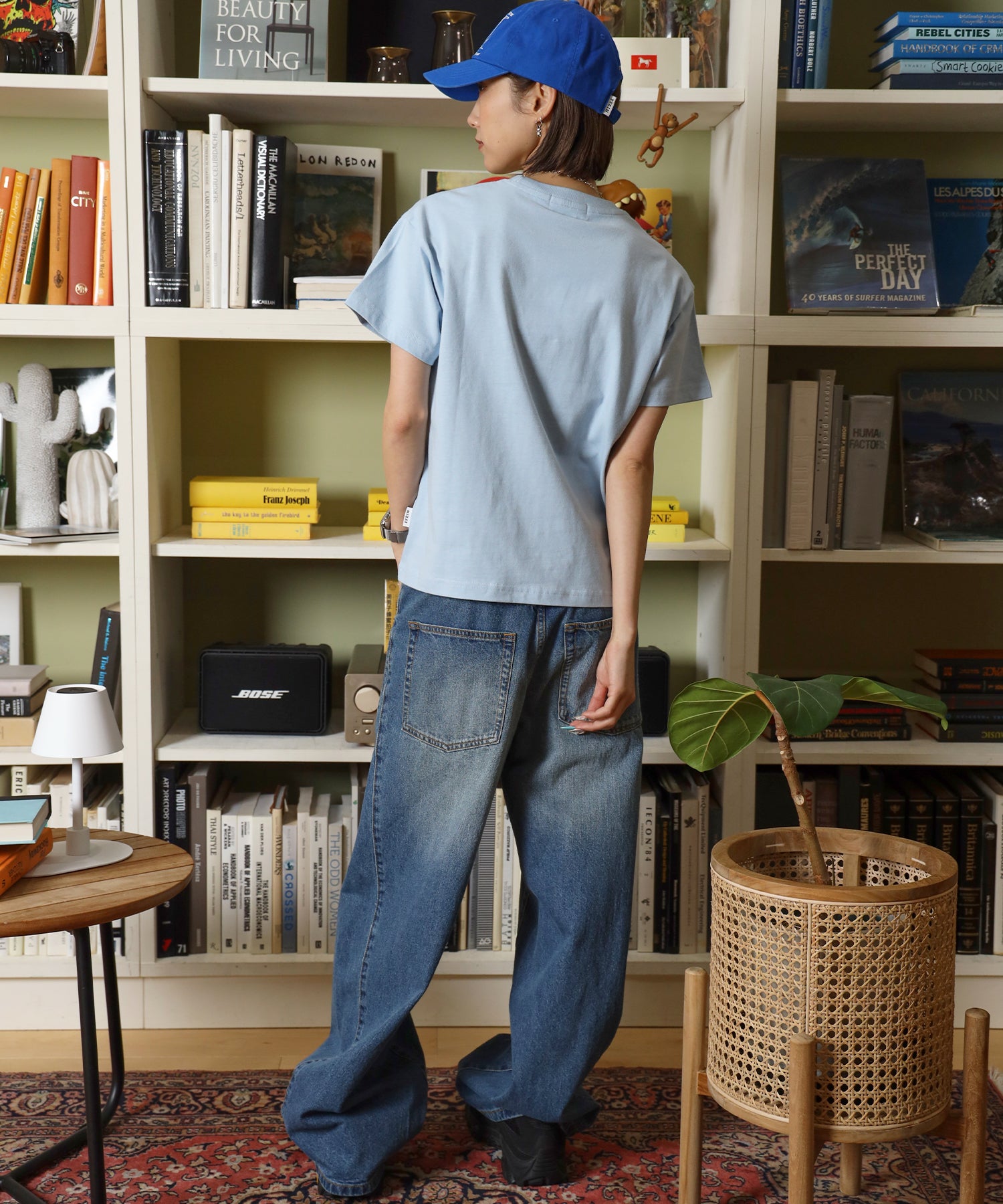 モデル:H163 Size:S パステルブルー