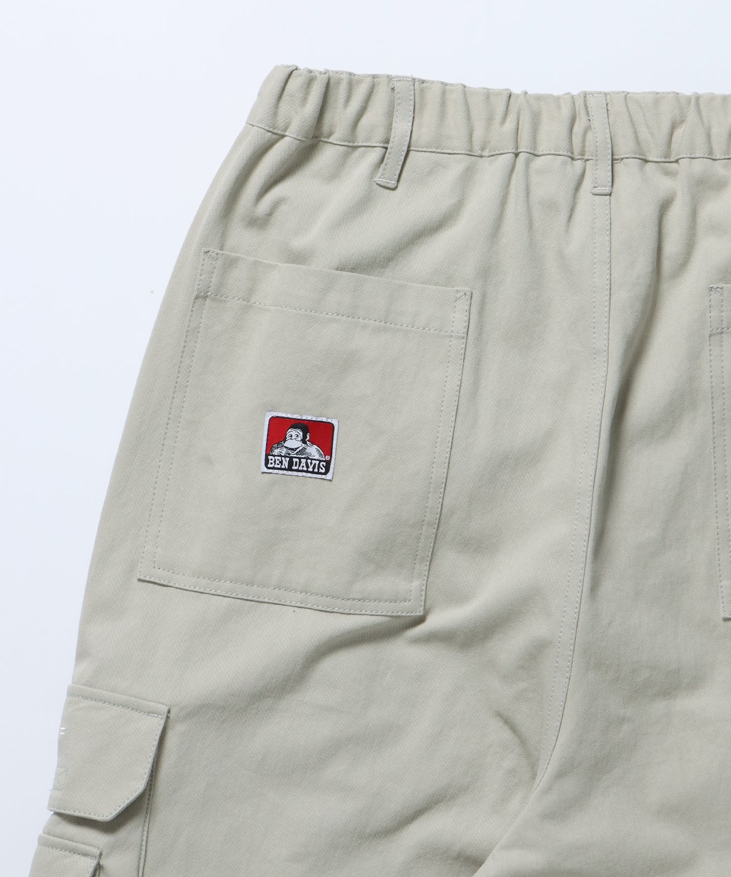 THESE DAYS TECH CARGO PANTS / ワイドテーパード 裾ドローコード グレイッシュベージュ