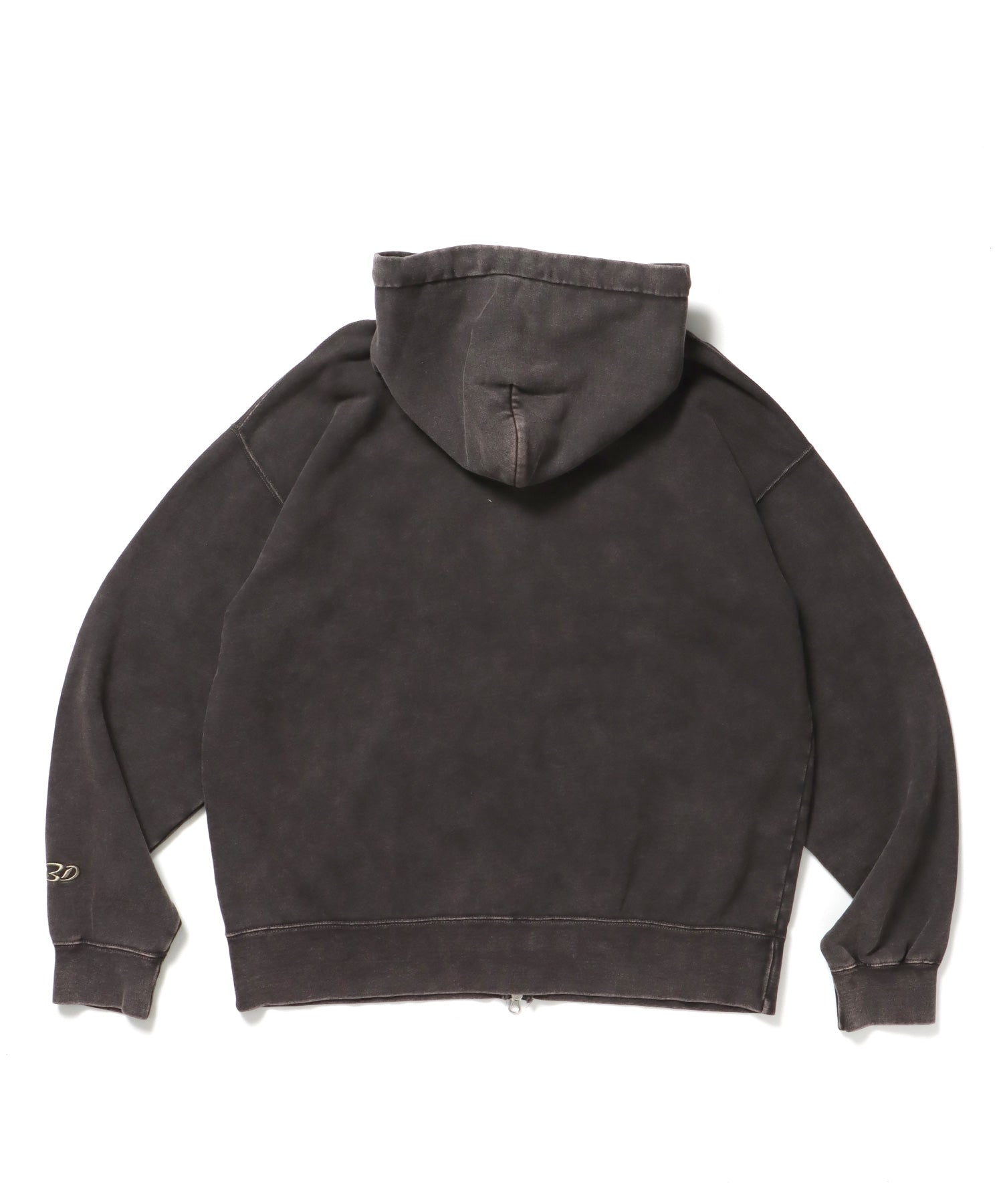DEPARTMENT FADED ZIP HOODIE / ジップパーカー ワイドシルエット フーディ 裏毛 フェード ≪SET UP着用可能≫ ベージュ