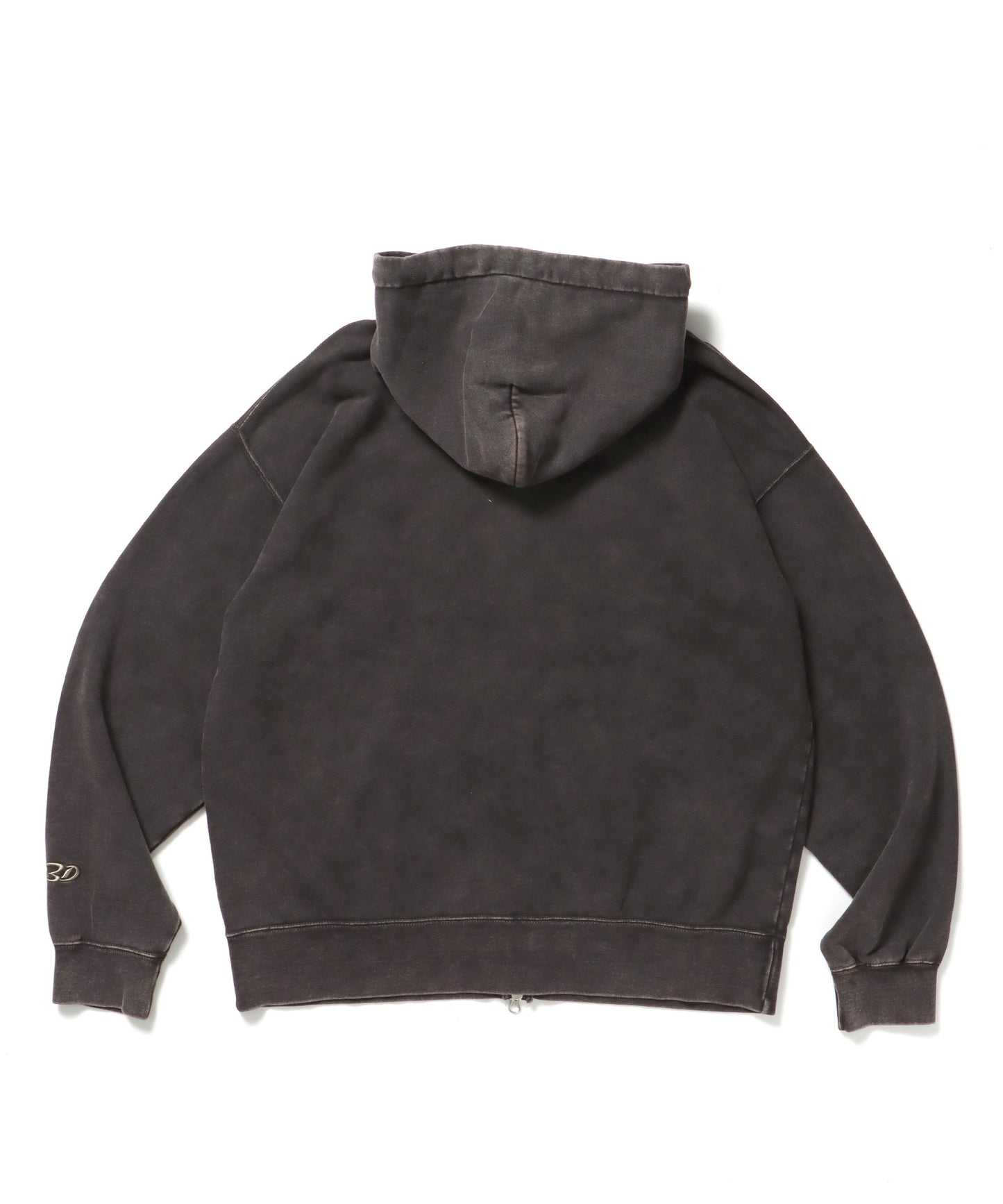 DEPARTMENT FADED ZIP HOODIE / ジップパーカー ワイドシルエット フーディ 裏毛 フェード ≪SET UP着用可能≫ ベージュ