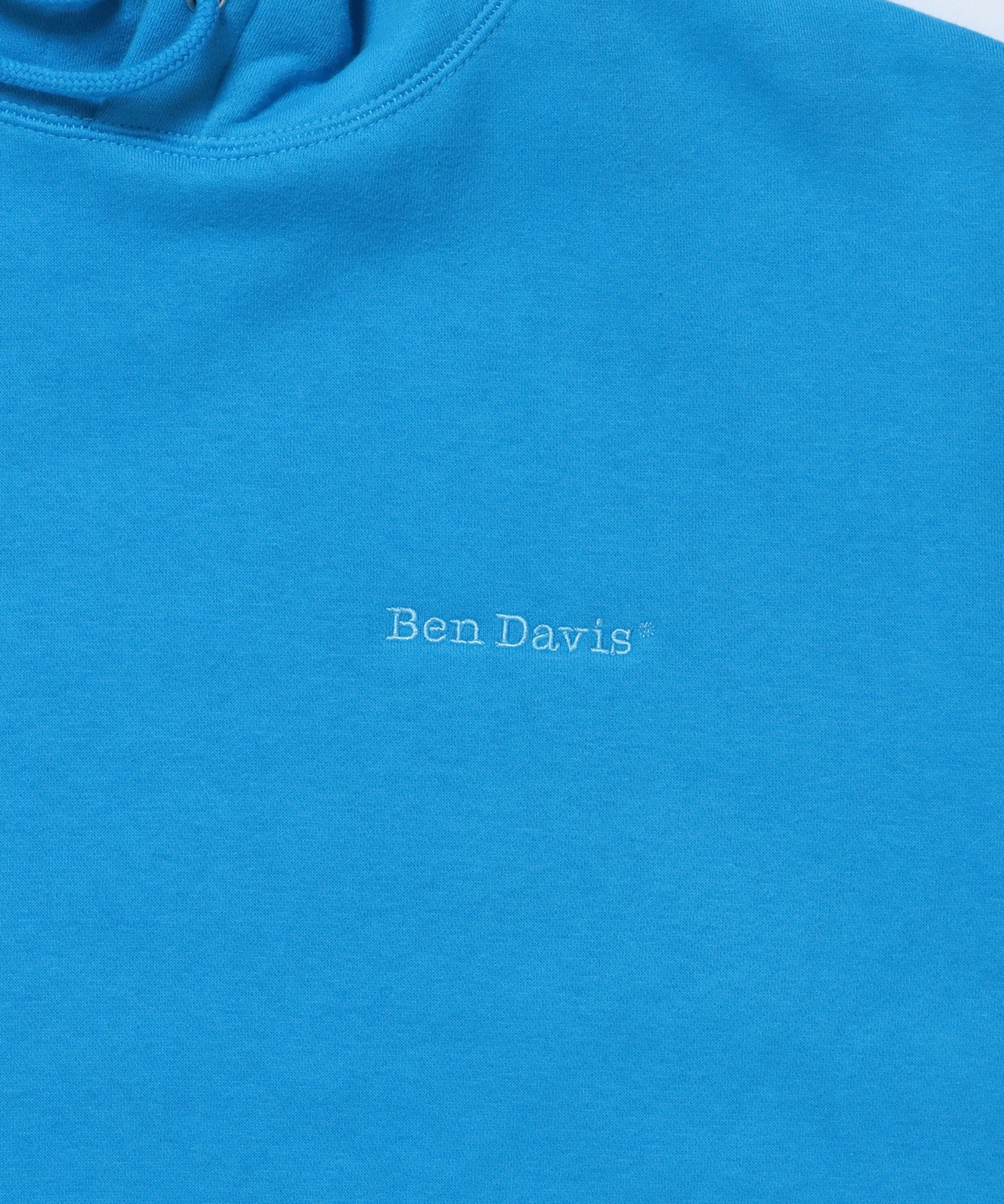 【BEN DAVIS(ベンデイビス)】 HEAVY SWEAT HOODIE NVL / ビッグ スウェット ヘビーウェイト 限定 パーカー ターコイズ