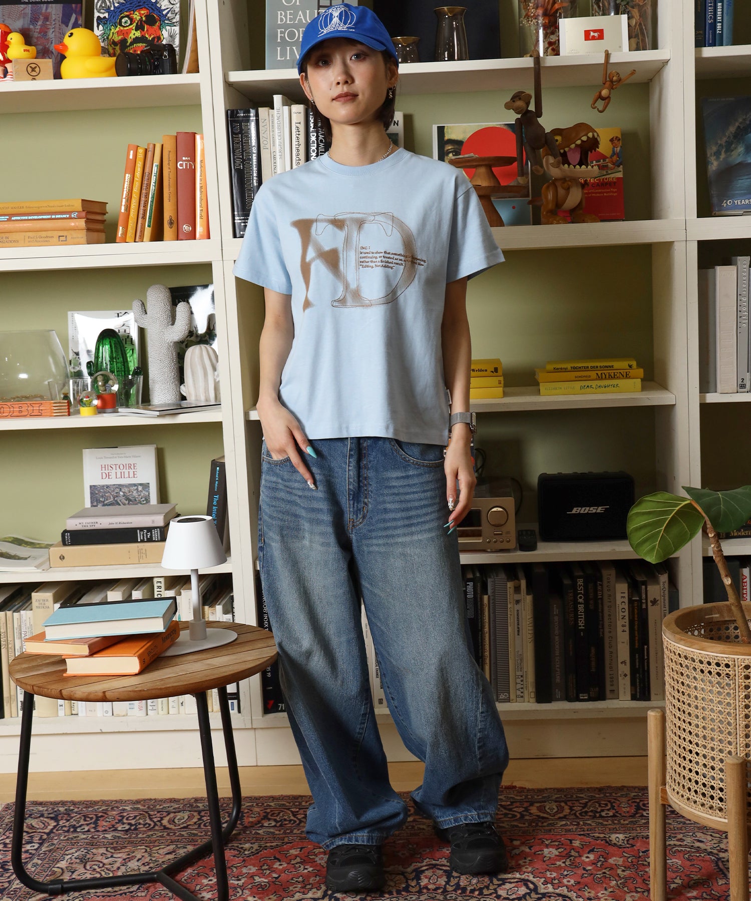 モデル:H163 Size:S パステルブルー