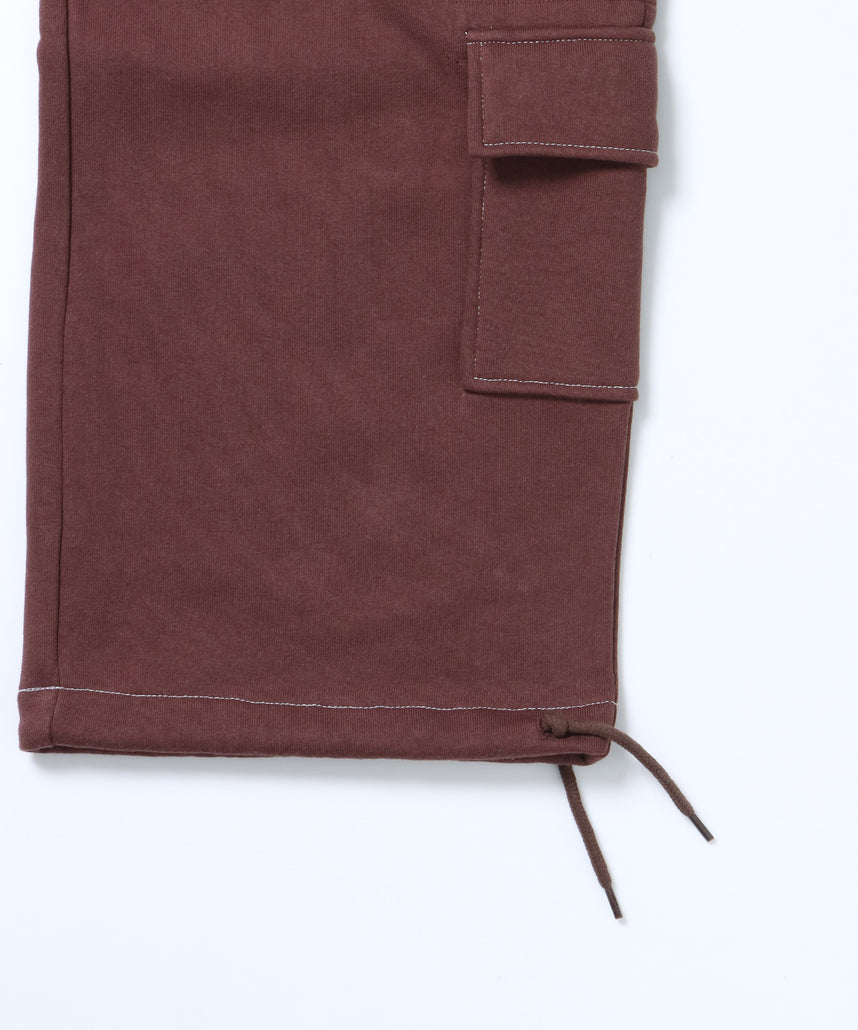 90s UTILITY CARGO SWEAT PANTS / ロゴ 刺繍 カーゴ ポケット スウェット パンツ ド ≪SET UP着用可能≫