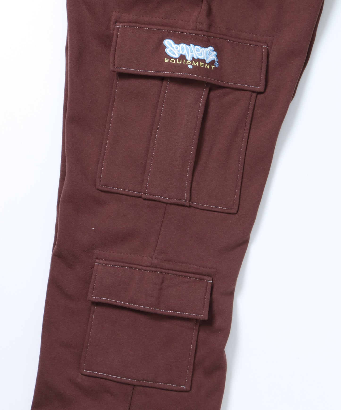 90s UTILITY CARGO SWEAT PANTS / ロゴ 刺繍 カーゴ ポケット スウェット パンツ ド ≪SET UP着用可能≫