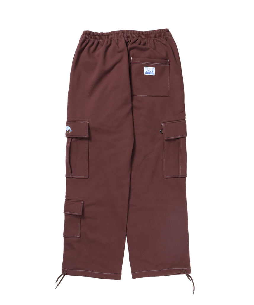 90s UTILITY CARGO SWEAT PANTS / ロゴ 刺繍 カーゴ ポケット スウェット パンツ ド ≪SET UP着用可能≫