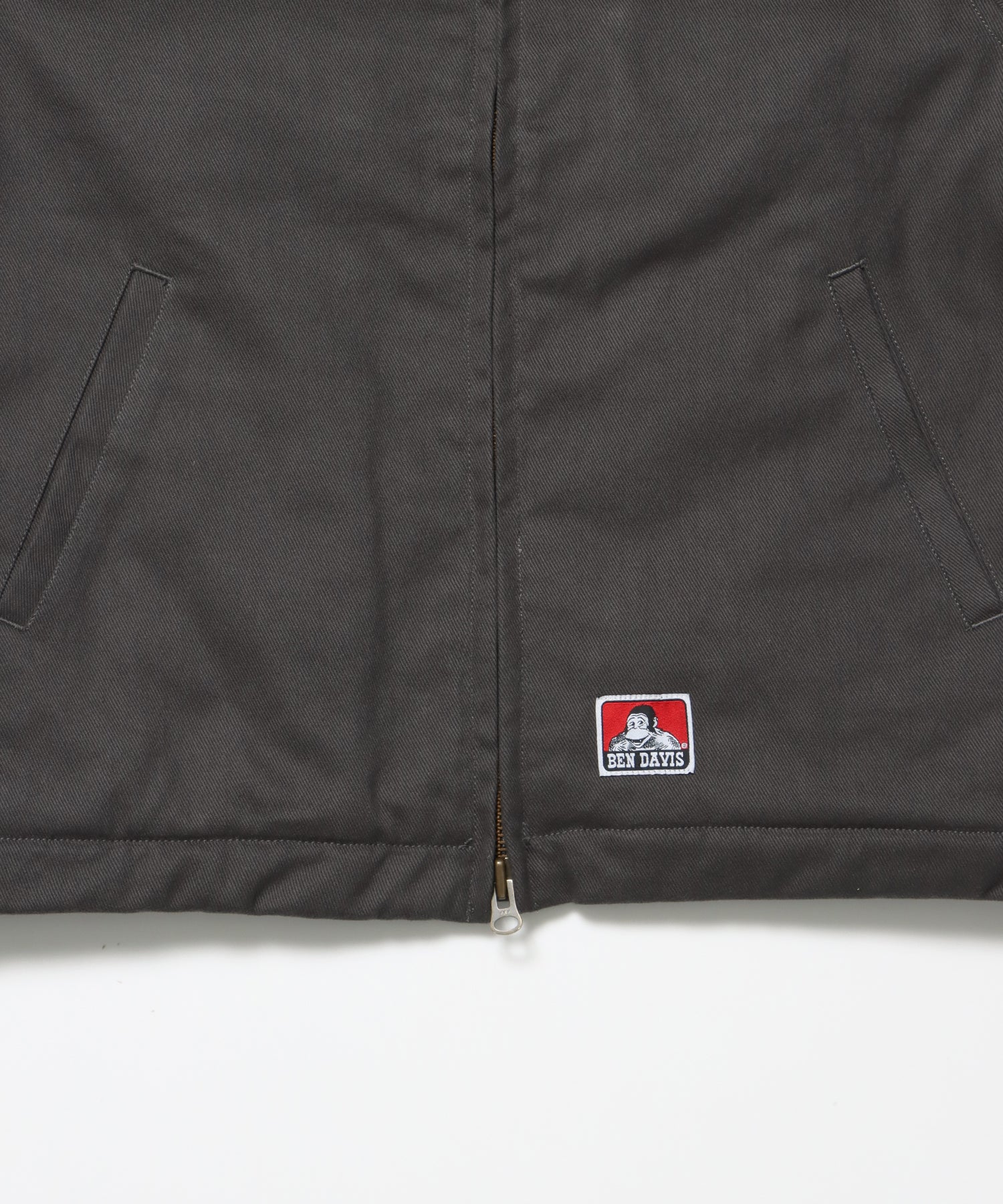 PADDED EISENHOWER JACKET / オーバーサイズ ビッグシルエット ジャケット アウター 中綿 ジップ チャコール