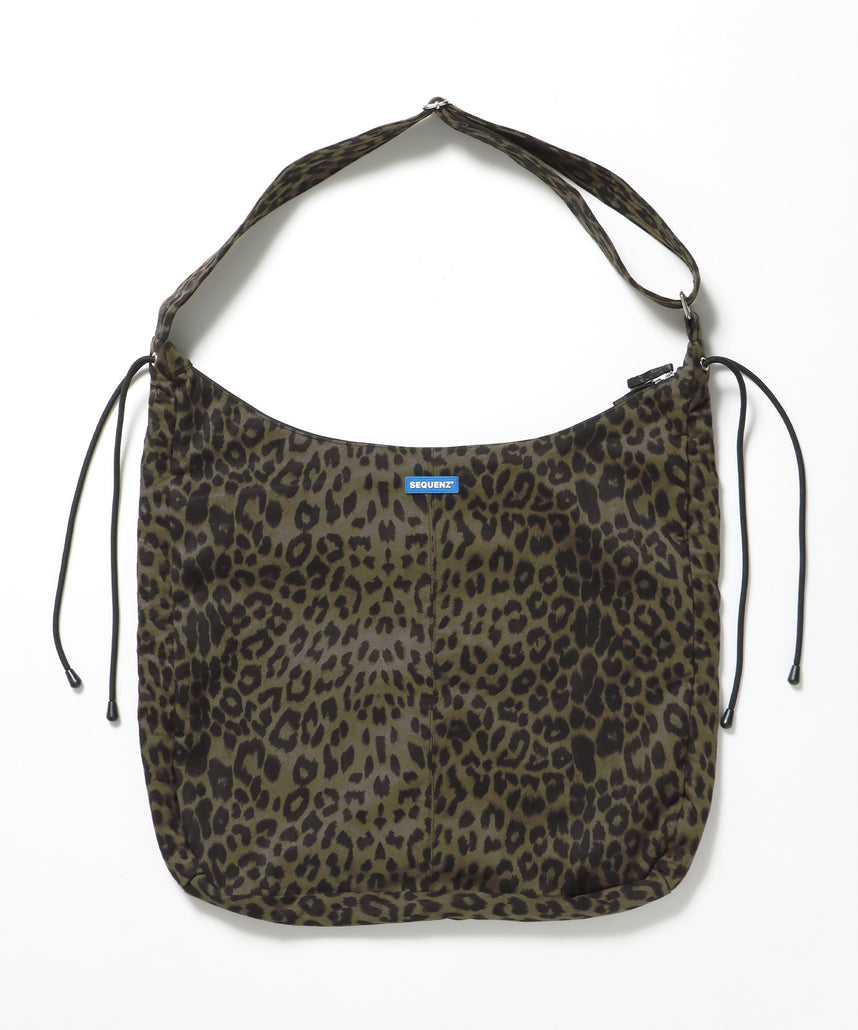 SHOULDER GATHER BAG / テック ショルダーバッグ 調節可能 ドローコード 柄82