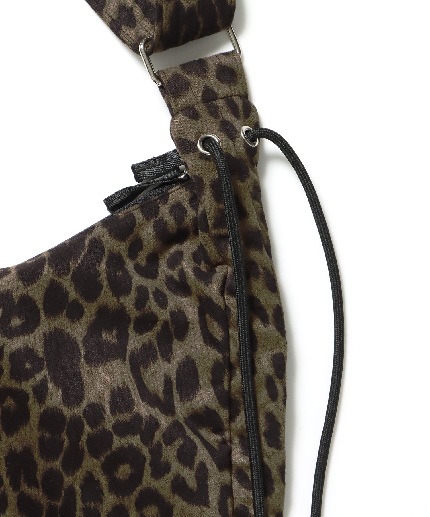 SHOULDER GATHER BAG / テック ショルダーバッグ 調節可能 ドローコード 柄82