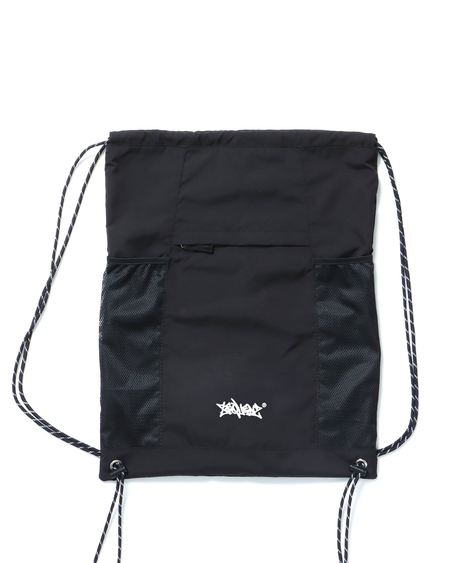 DAILY TECH KNAPSACK / ナップサック テック バック ドローコード ブラック