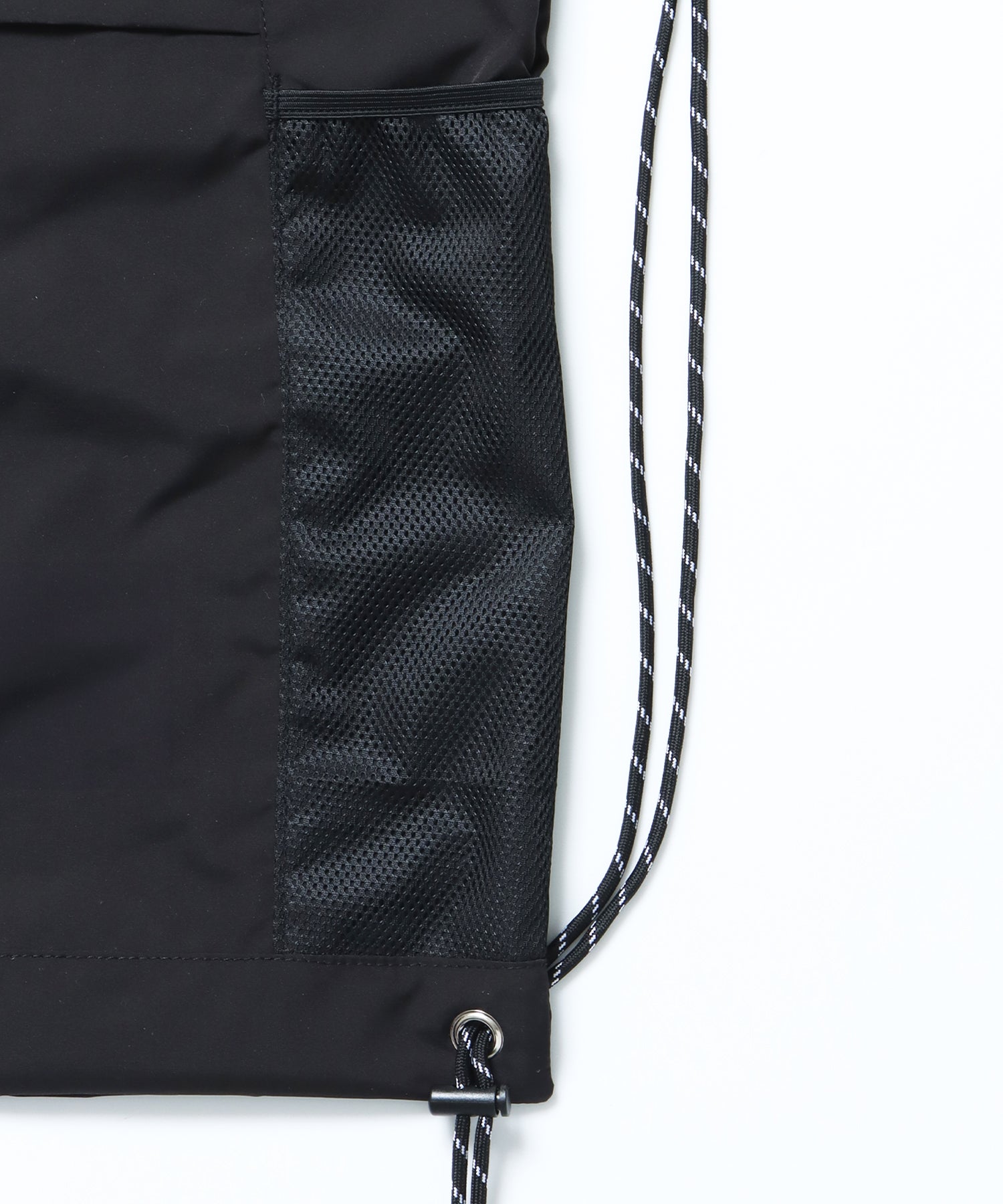 DAILY TECH KNAPSACK / ナップサック テック バック ドローコード ブラック