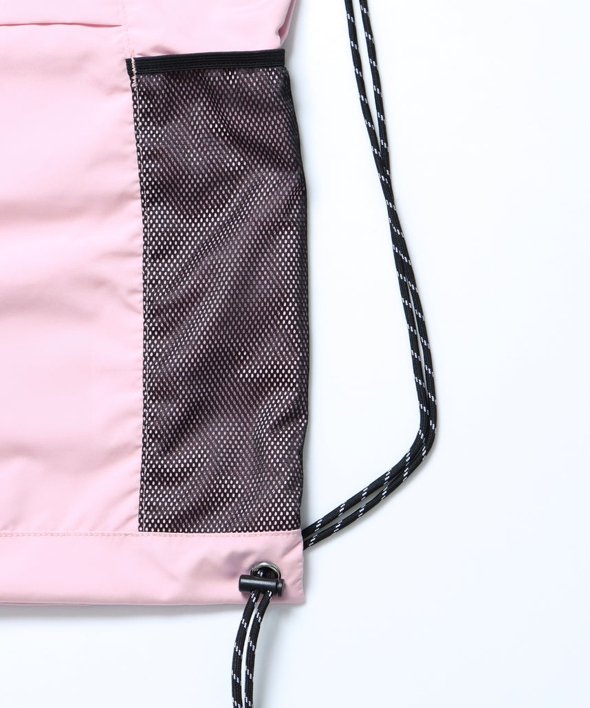 DAILY TECH KNAPSACK / ナップサック テック バック ドローコード ライトピンク