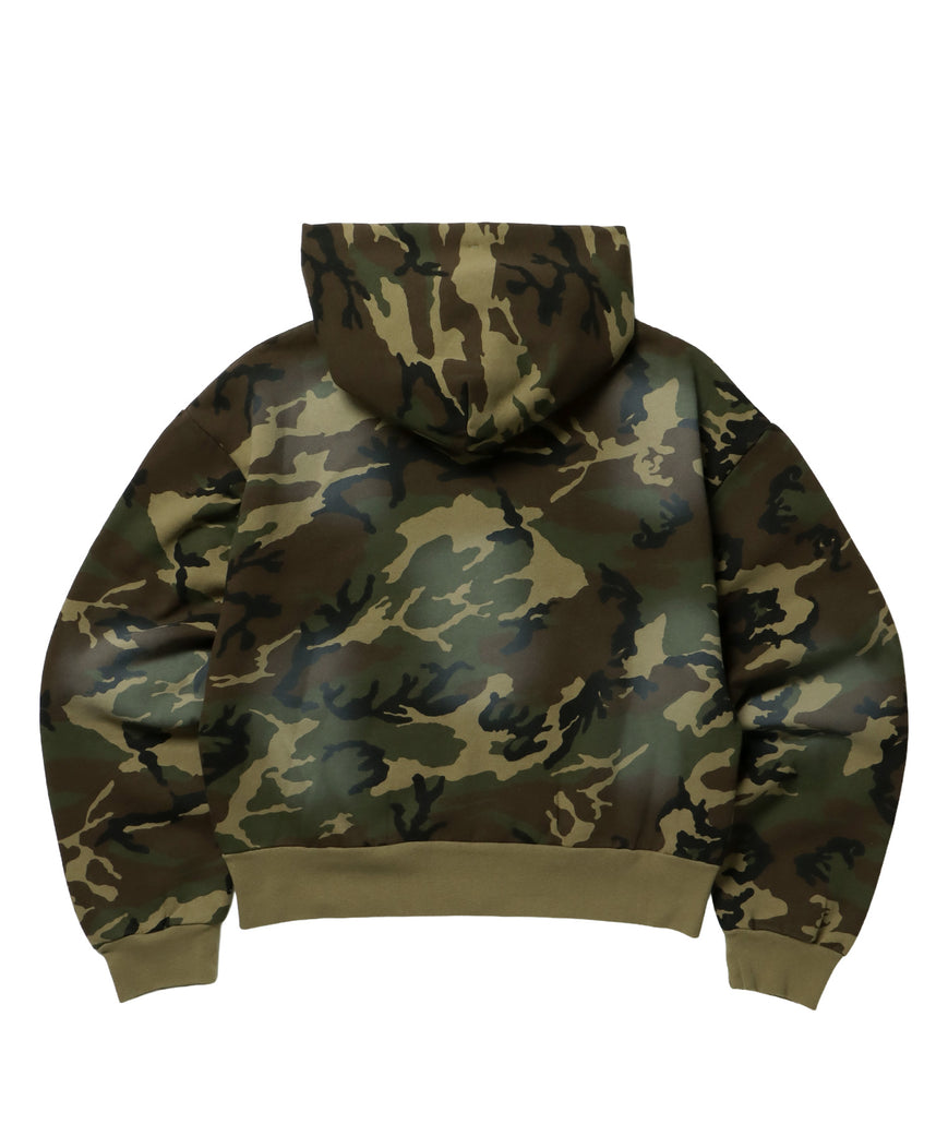 ※WEB限定 / 共地ワッペン裏起毛ジップパーカー / sqnz washed wappen zip p/k 柄80