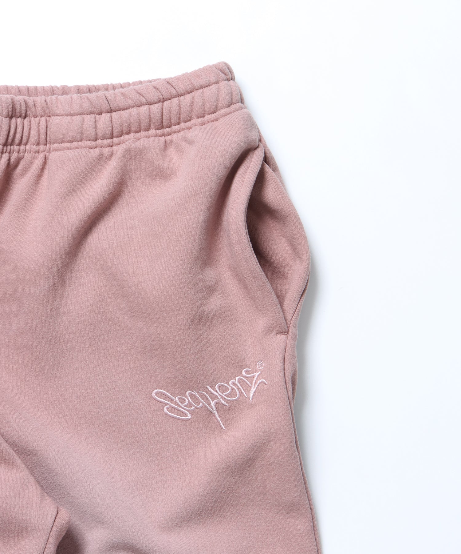 LOGO APPLIQUE SWEAT PANTS / フェード スウェット オーバーサイズ ヴィンテージライク 裏起毛 ピンク系その他2